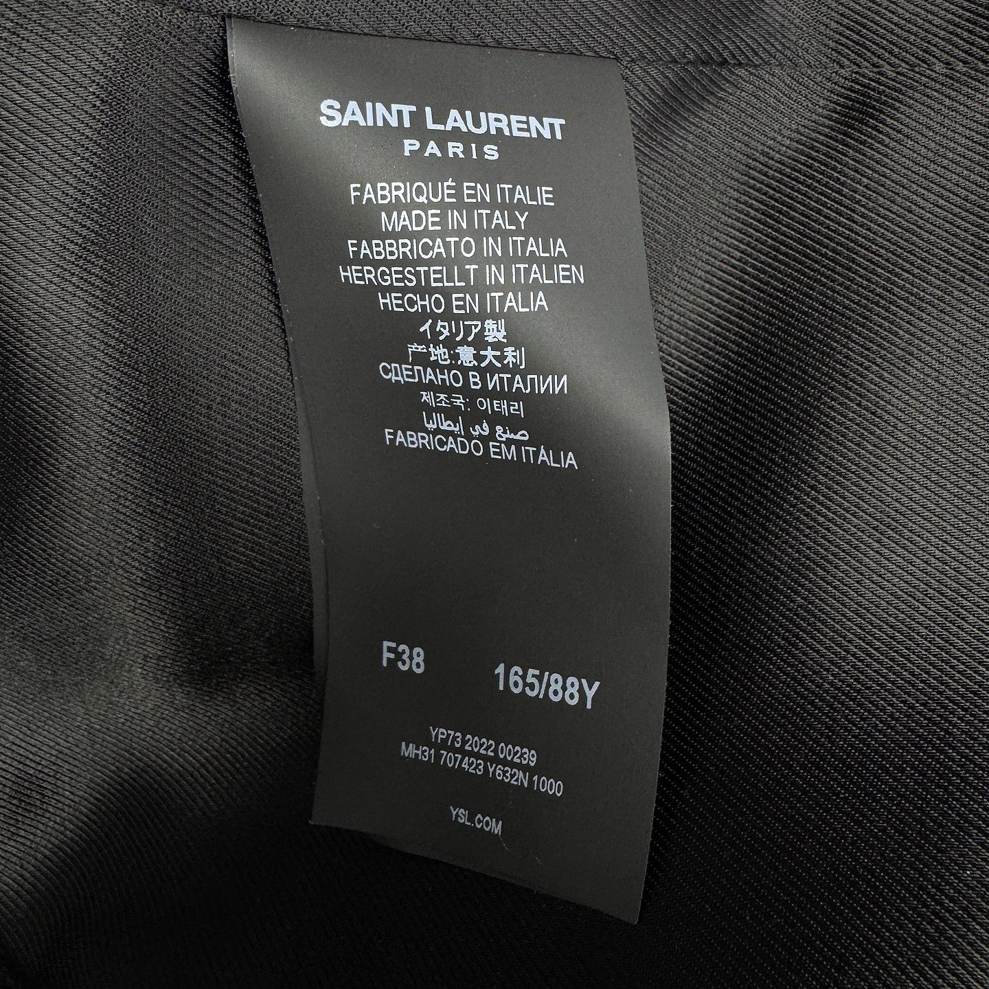 Saint Laurent Paris Saint Laurent Wool Double Breasted Coat Size 38 Size S / US 4 / IT 40 - 4 Thumbnail
