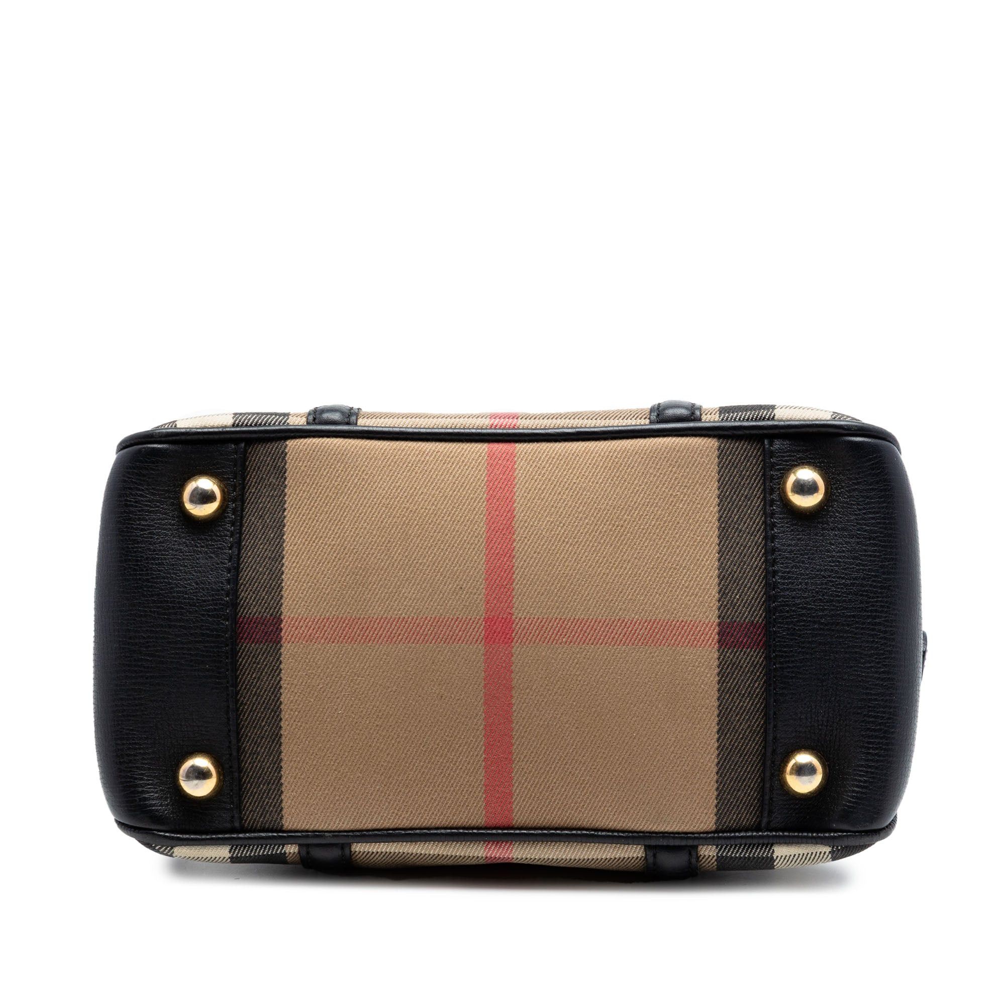 Burberry Small House Check Canvas Milverton Satchel Size ONE SIZE - 3 Thumbnail