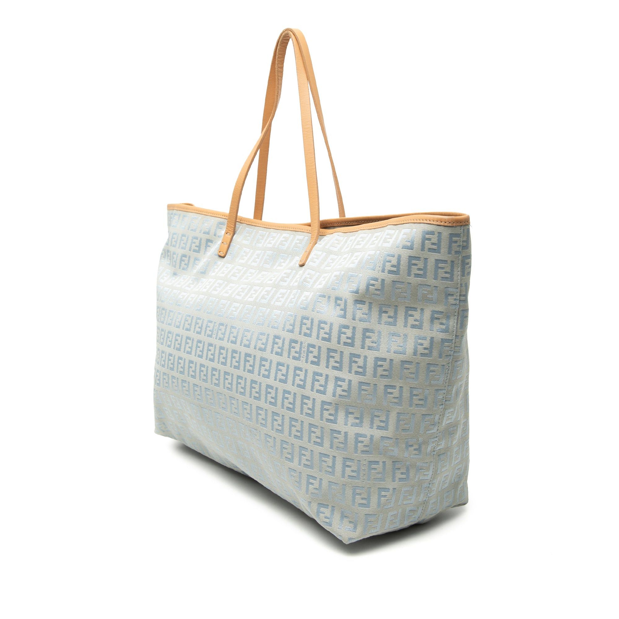Fendi Large Zucchino Canvas Roll Tote Size ONE SIZE - 2 Thumbnail