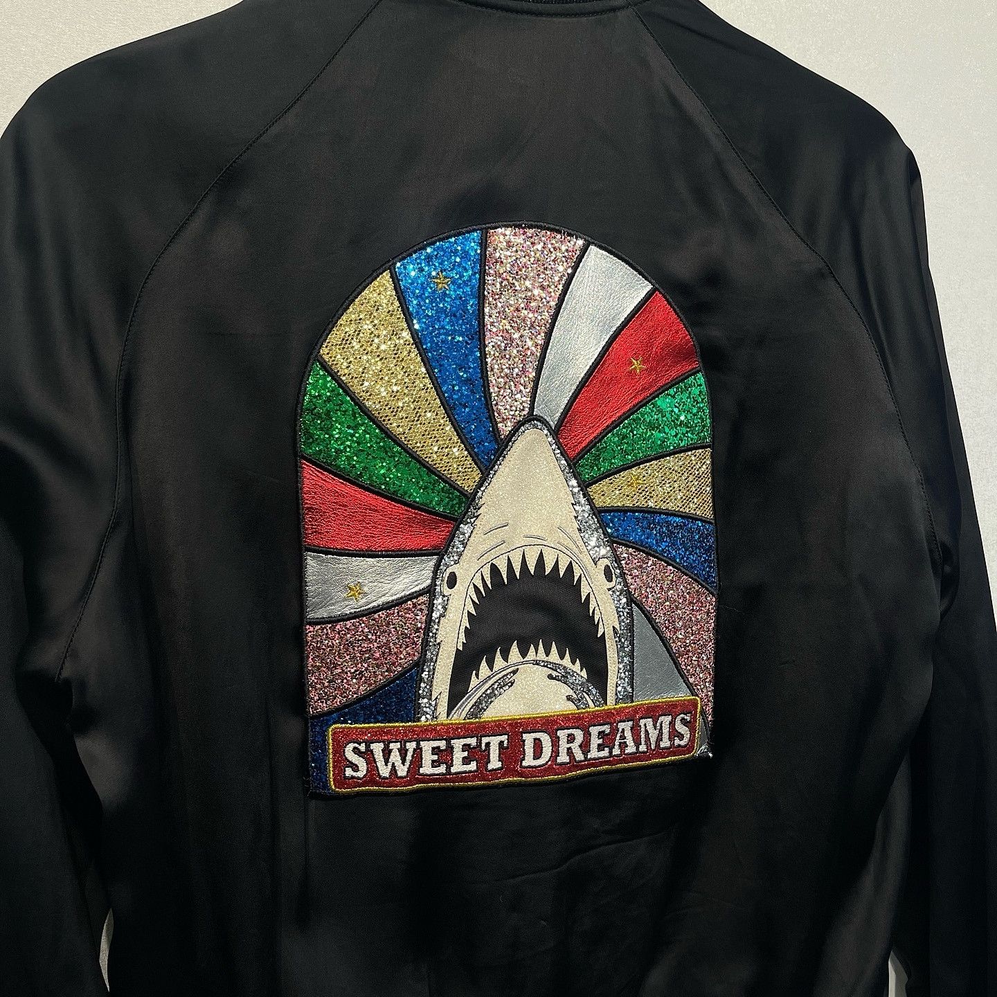 Saint Laurent Paris Saint Laurent Shark Embroidered Bomber Jacket Size 48 Size US M / EU 48-50 / 2 - 10 Thumbnail