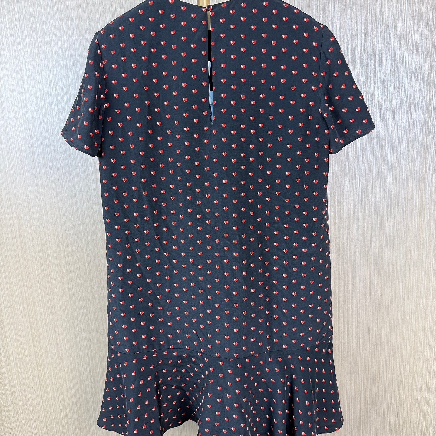 Saint Laurent Paris Saint Laurent Heart Print Mini Dress Size FR 40 Size M / US 6-8 / IT 42-44 - 2 Thumbnail