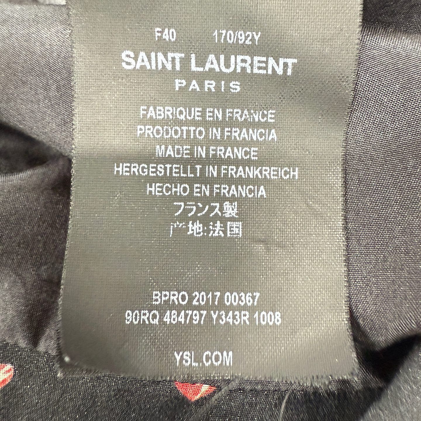 Saint Laurent Paris Saint Laurent Heart Print Mini Dress Size FR 40 Size M / US 6-8 / IT 42-44 - 4 Thumbnail