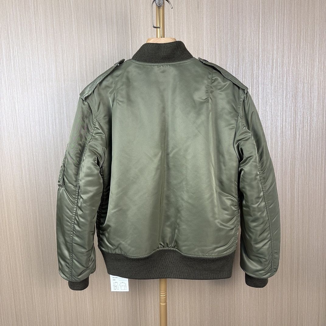 Saint Laurent Paris Saint Laurent Green Bomber Jacket Size XS Size US XS / EU 42 / 0 - 2 Thumbnail