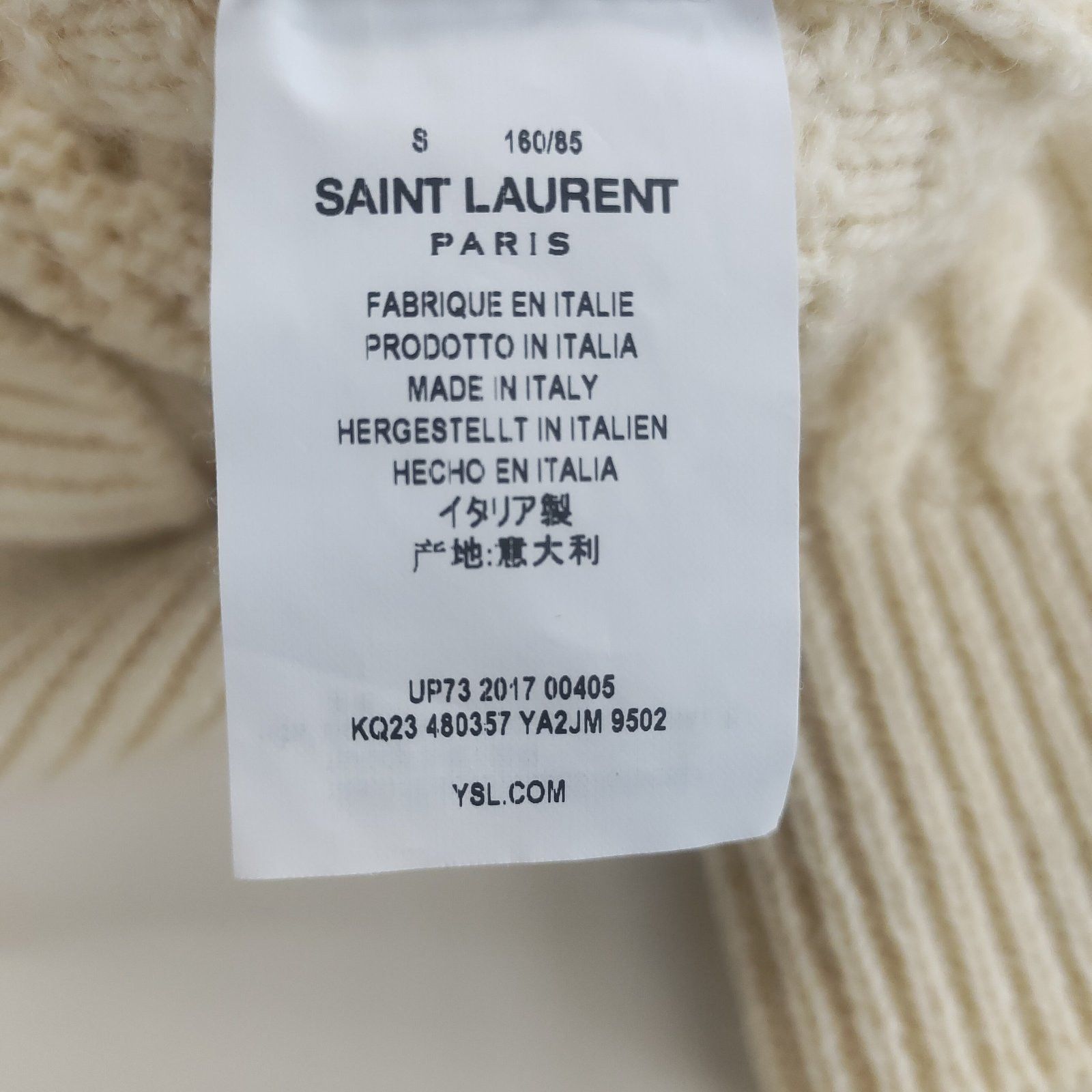Saint Laurent Paris Saint Laurent Cable Knit Turtleneck Sweater Size S Size S / US 4 / IT 40 - 4 Thumbnail