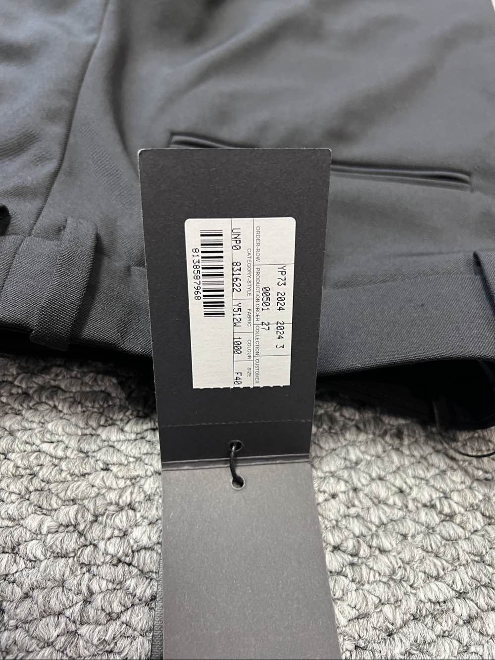 Saint Laurent Paris Saint Laurent Black Satin Stripe Trousers Size 40 Size 28" / US 6 / IT 42 - 5 Thumbnail