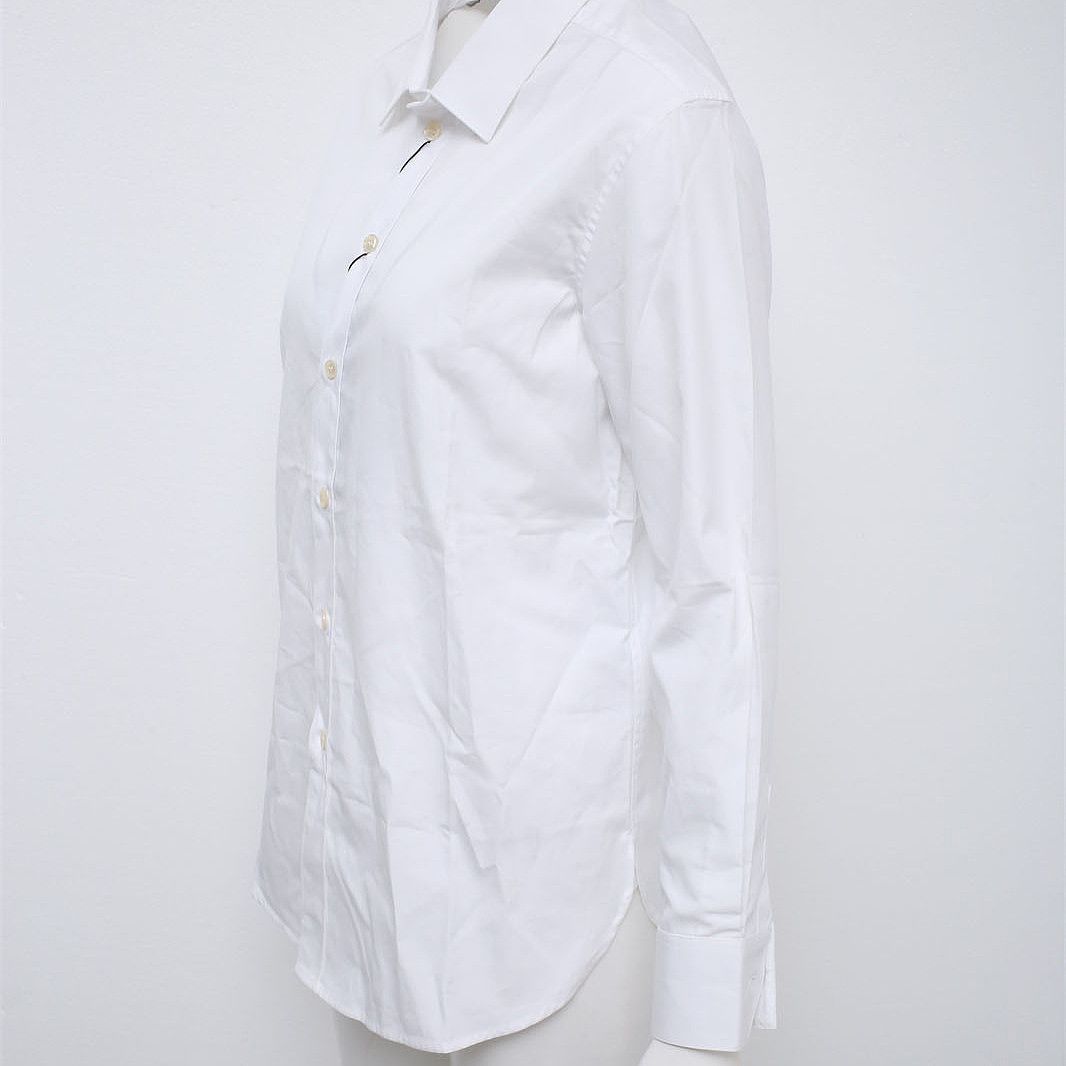 Saint Laurent Paris Saint Laurent White Cotton Button Up Shirt F38 Size S / US 4 / IT 40 - 6 Thumbnail
