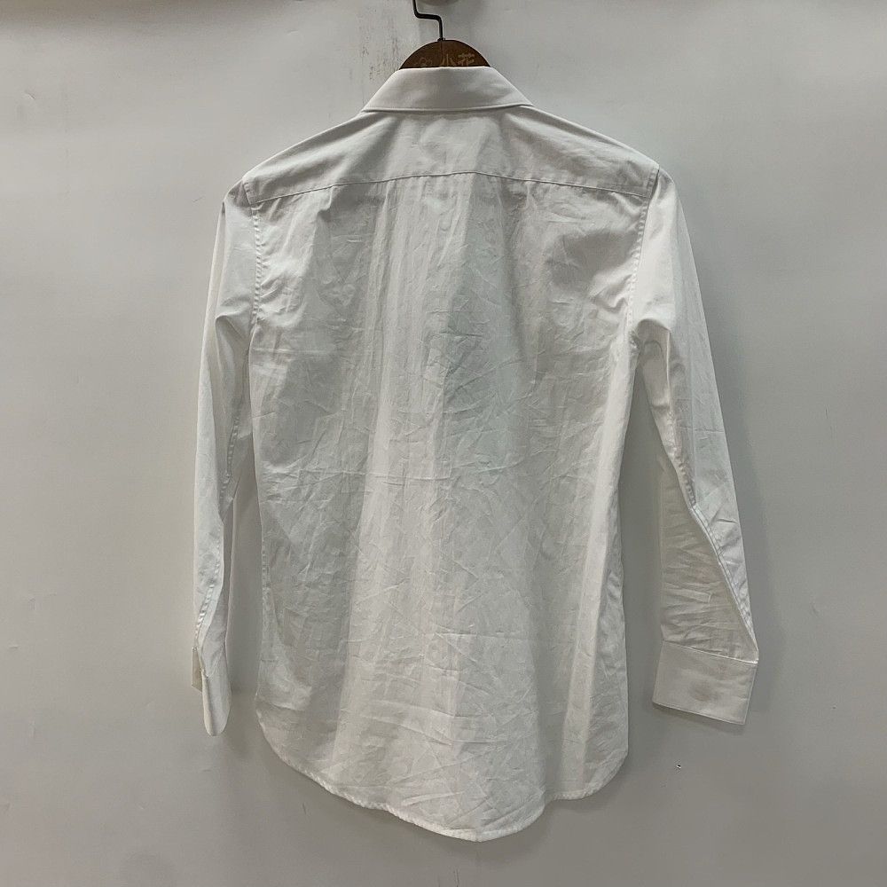 Saint Laurent Paris Saint Laurent White Cotton Button Up Shirt F38 Size S / US 4 / IT 40 - 2 Thumbnail