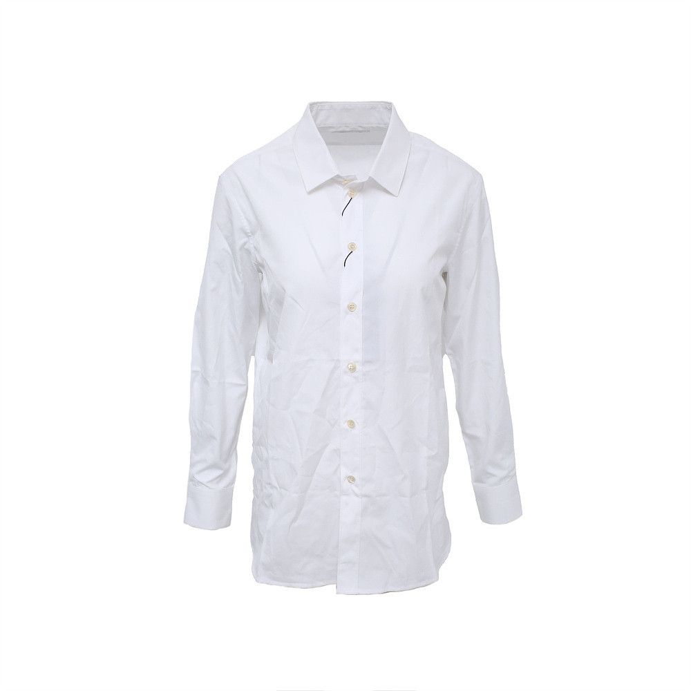 Saint Laurent Paris Saint Laurent White Cotton Button Up Shirt F38 Size S / US 4 / IT 40 - 5 Thumbnail