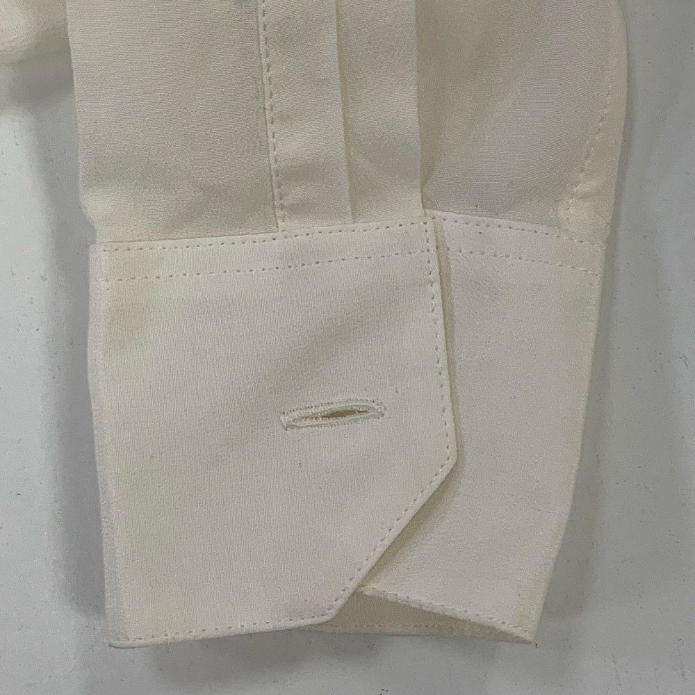 Saint Laurent Paris Saint Laurent White Silk Button Up Shirt Size F38 Size S / US 4 / IT 40 - 12 Thumbnail