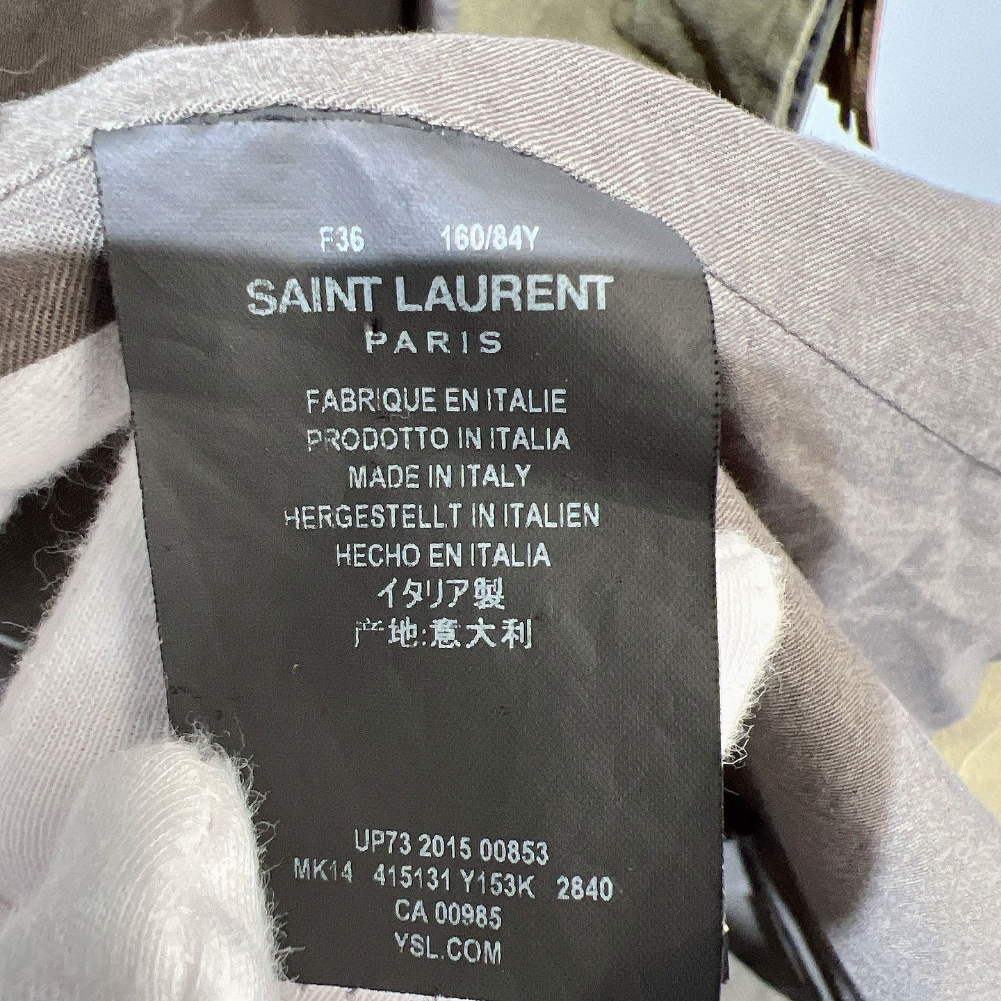 Saint Laurent Paris Saint Laurent Fringe Hooded Jacket Size 36 Size XS / US 0-2 / IT 36-38 - 4 Thumbnail