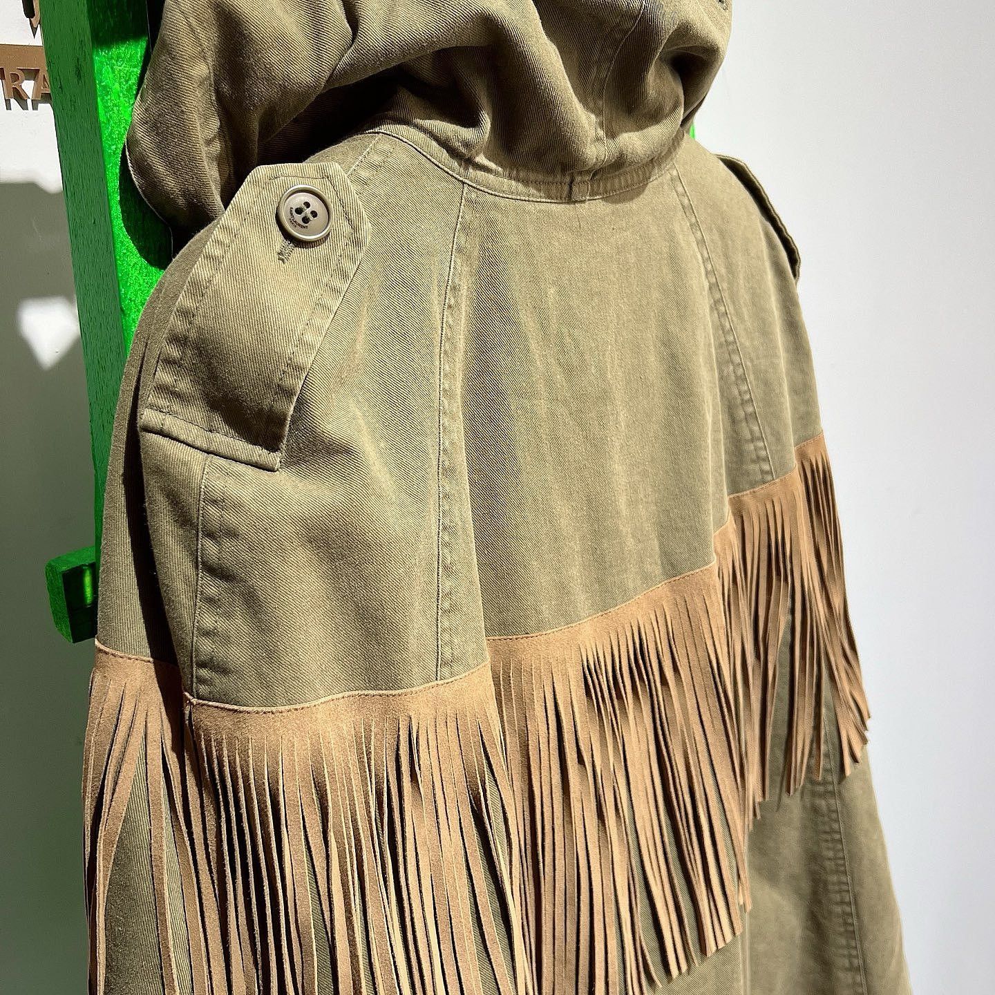 Saint Laurent Paris Saint Laurent Fringe Hooded Jacket Size 36 Size XS / US 0-2 / IT 36-38 - 8 Thumbnail
