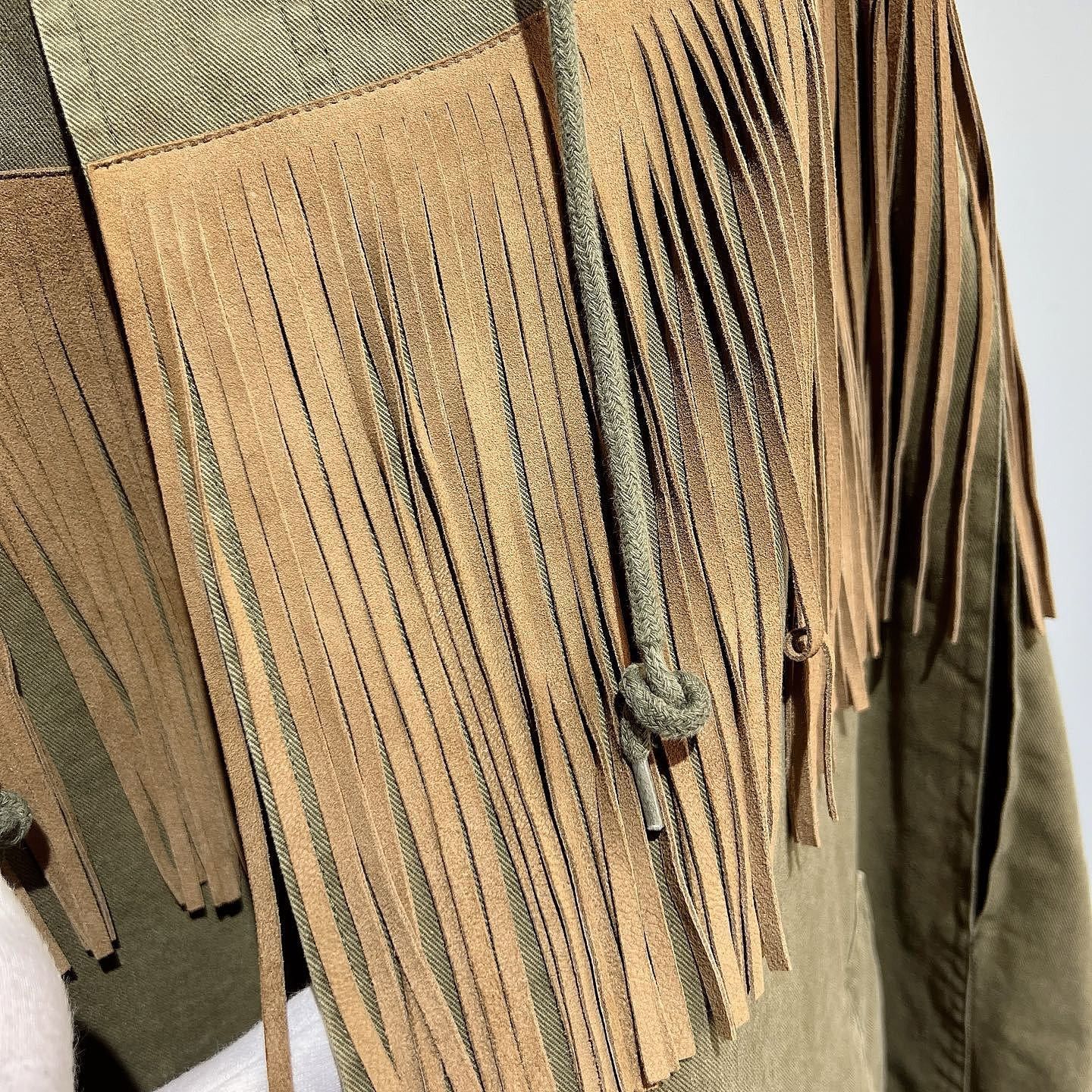 Saint Laurent Paris Saint Laurent Fringe Hooded Jacket Size 36 Size XS / US 0-2 / IT 36-38 - 7 Thumbnail