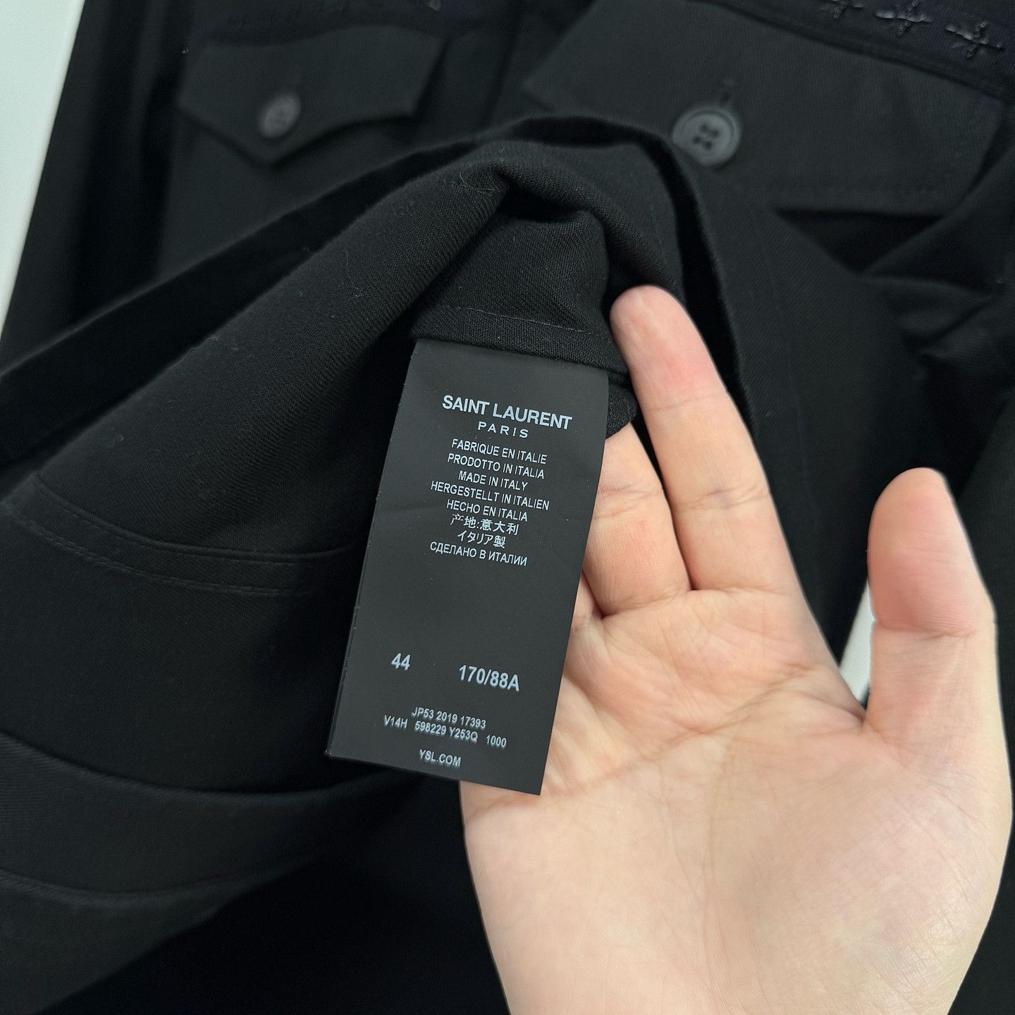 Saint Laurent Paris Saint Laurent Embellished Light Jacket Size S Size US S / EU 44-46 / 1 - 4 Thumbnail