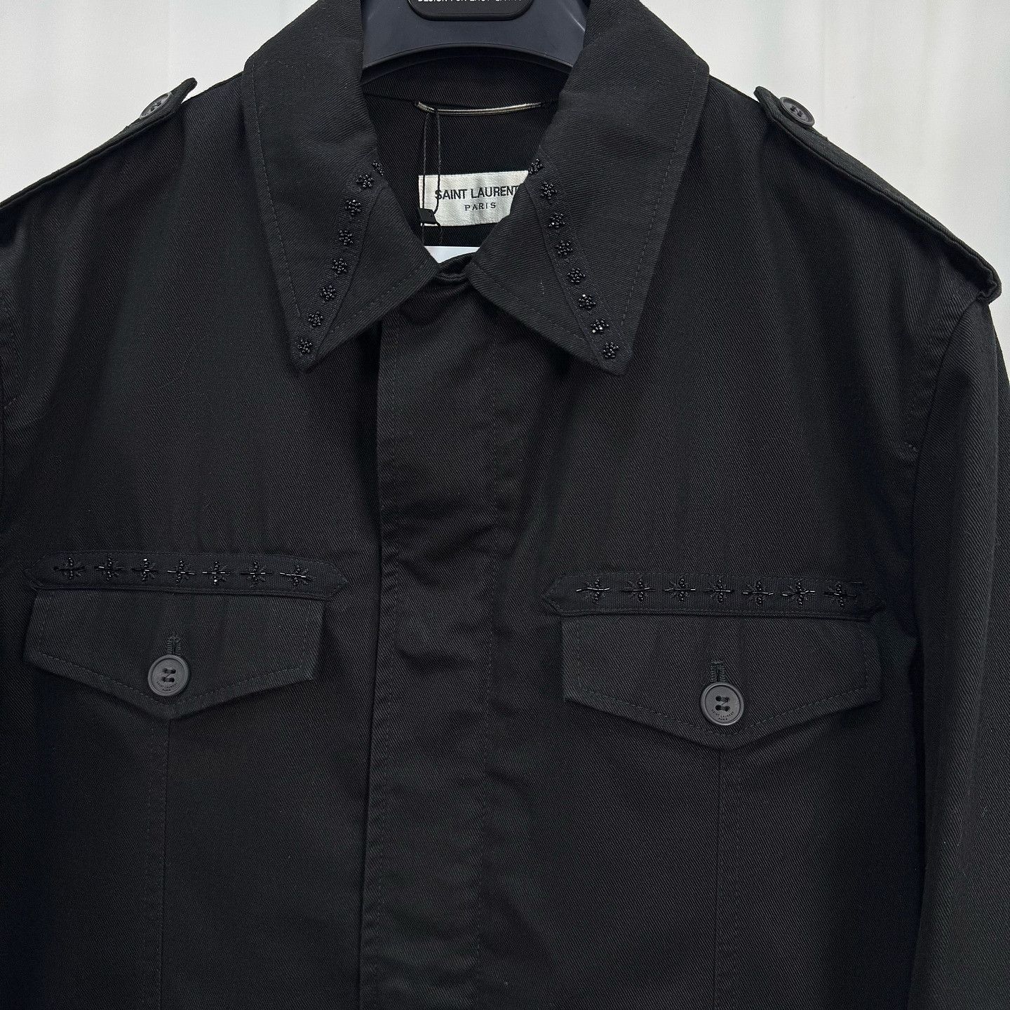 Saint Laurent Paris Saint Laurent Embellished Light Jacket Size S Size US S / EU 44-46 / 1 - 6 Thumbnail
