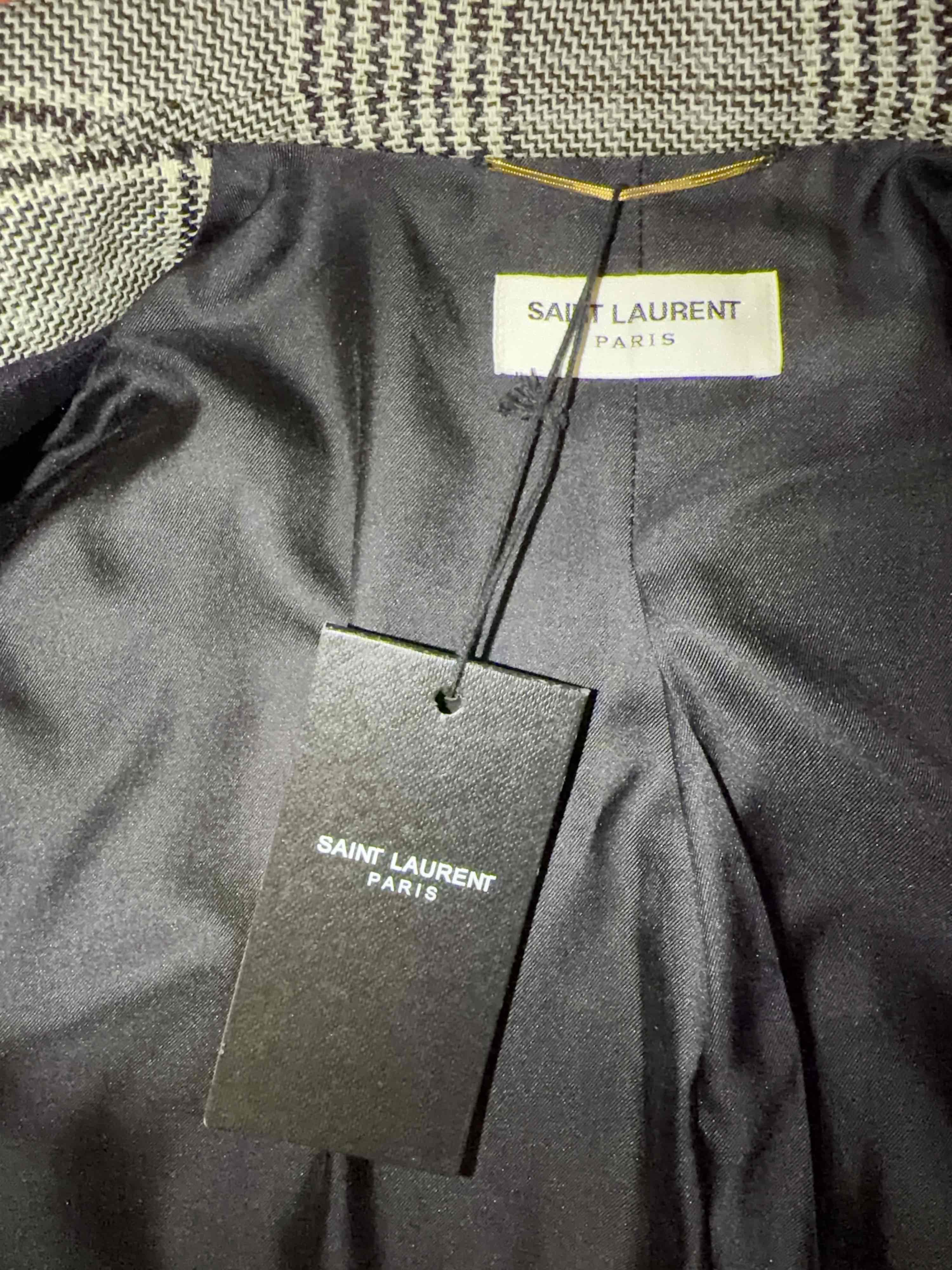 Saint Laurent Paris Saint Laurent Plaid Blazer Size 38 Size S / US 4 / IT 40 - 6 Thumbnail