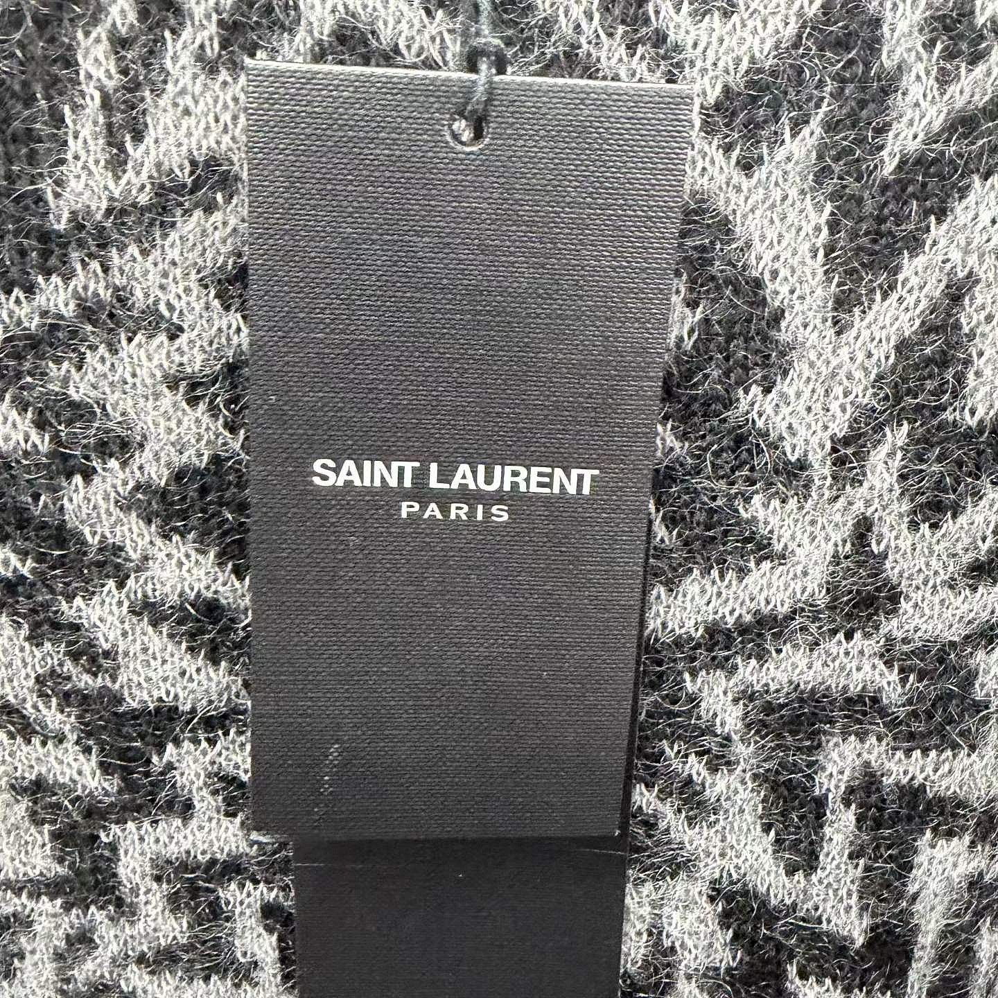 Saint Laurent Paris Saint Laurent Comics Jacquard Crew Neck Sweater Size S Size S / US 4 / IT 40 - 6 Thumbnail
