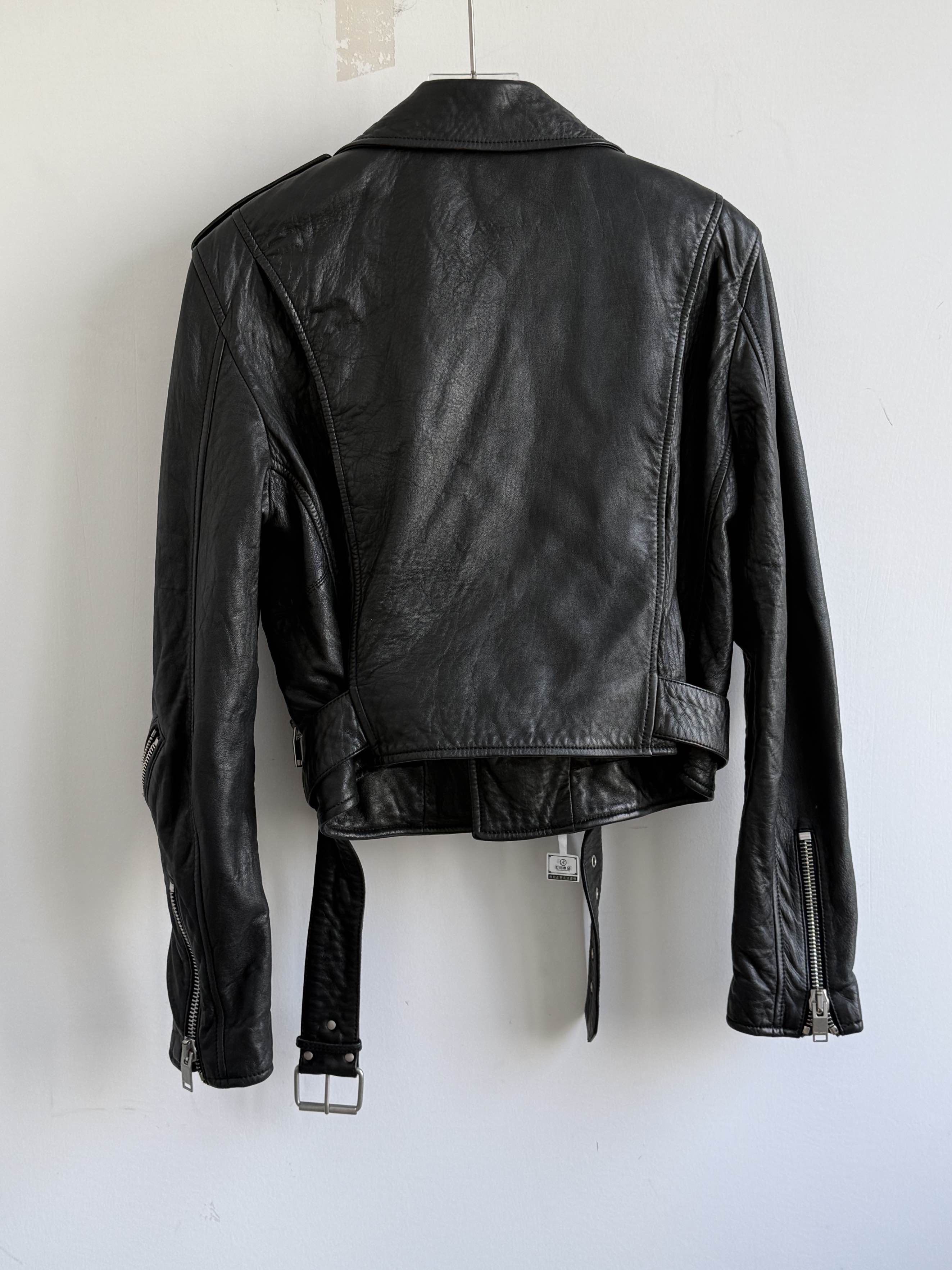 Saint Laurent Paris Saint Laurent Leather Biker Jacket Size 38 Size S / US 4 / IT 40 - 2 Thumbnail
