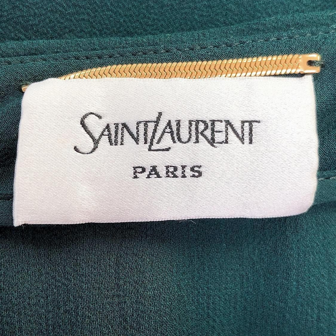 Saint Laurent Paris Saint Laurent Silk Ruffle Maxi Skirt Size 38 Size 27" / US 4 / IT 40 - 3 Thumbnail