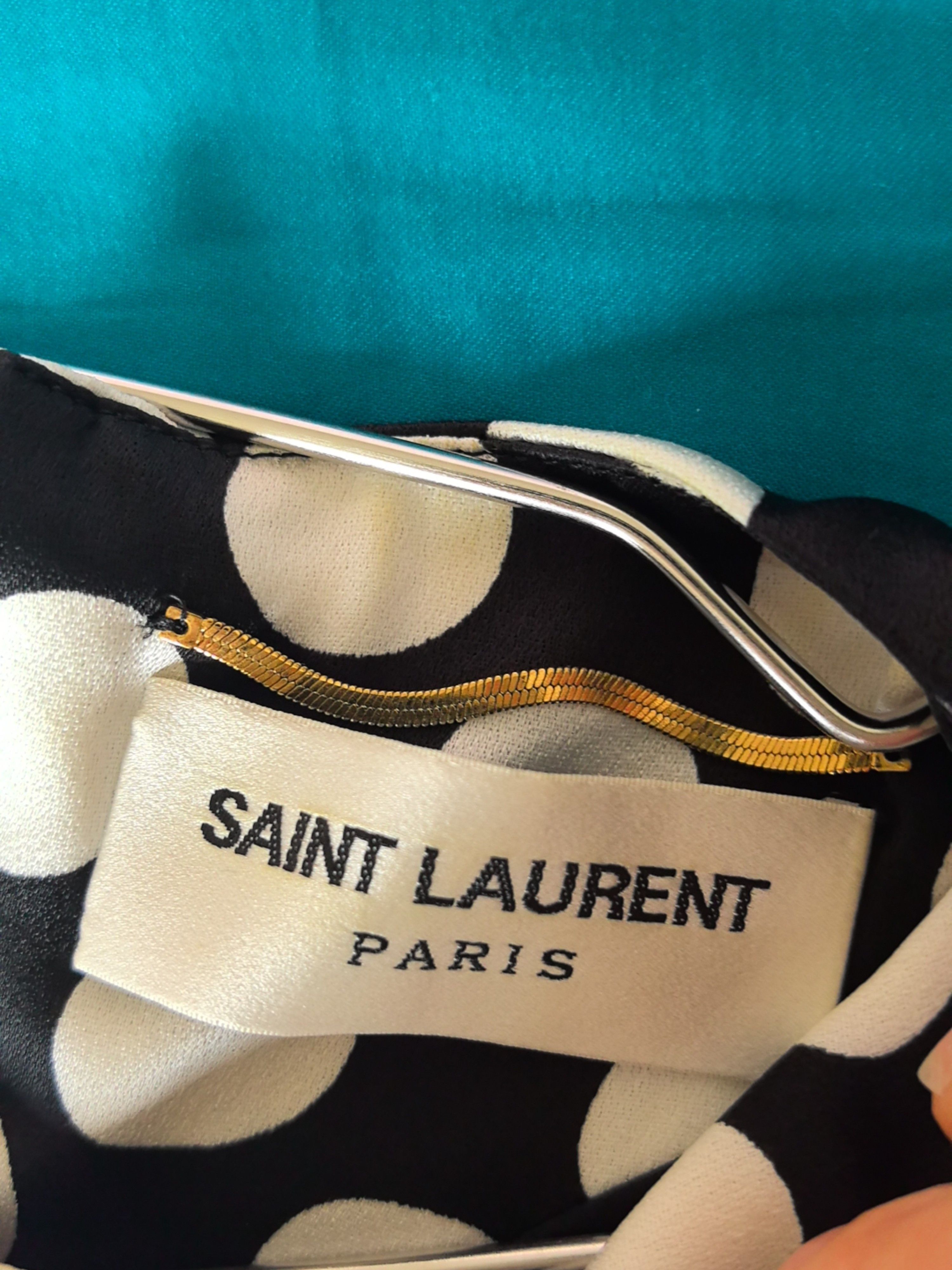 Saint Laurent Paris Saint Laurent Polka Dot Dress Size 36 Size XS / US 0-2 / IT 36-38 - 3 Thumbnail