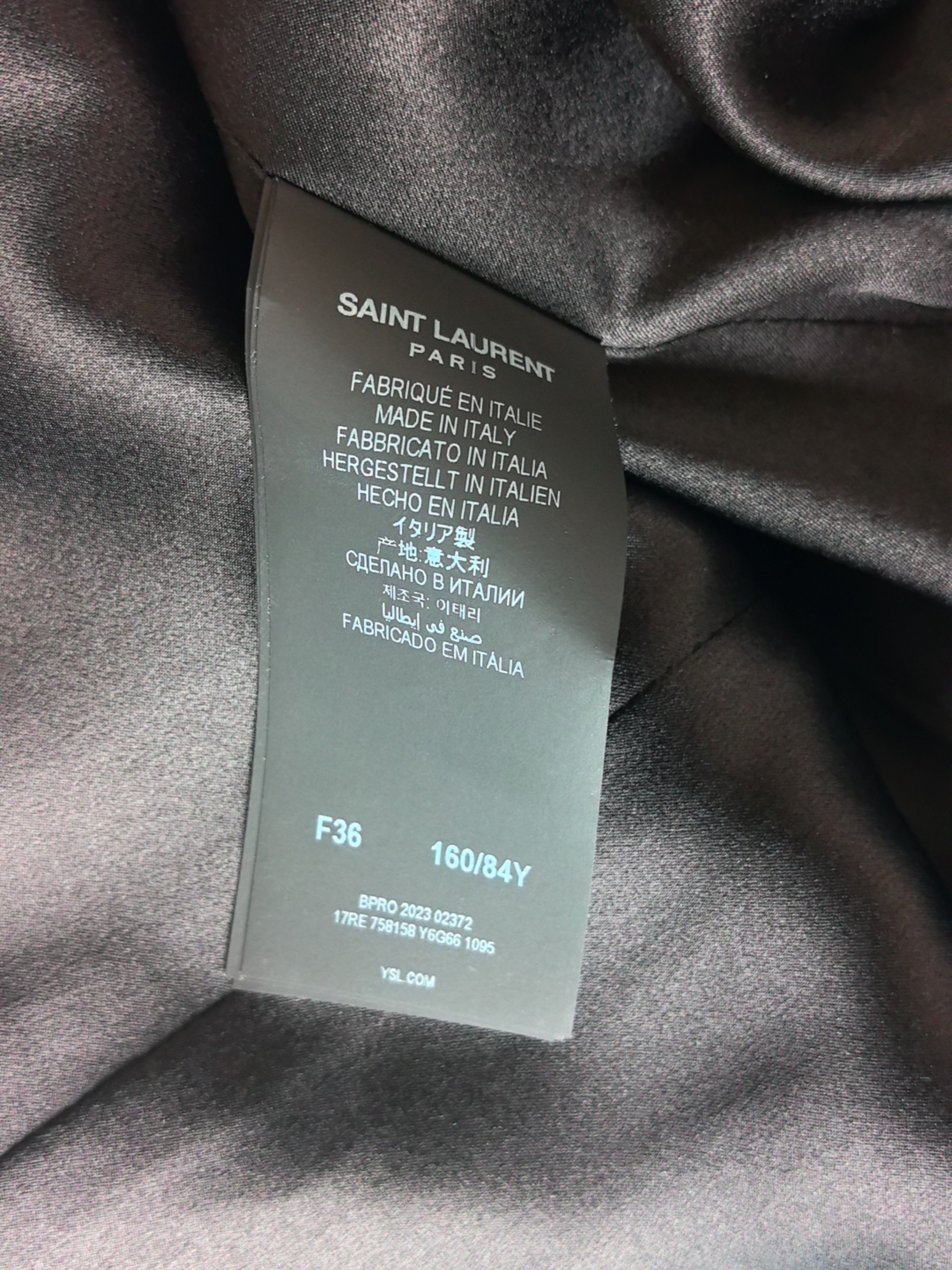 Saint Laurent Paris Saint Laurent Polka Dot Dress Size 36 Size XS / US 0-2 / IT 36-38 - 4 Thumbnail