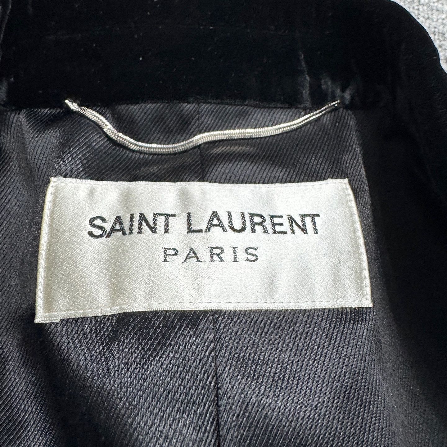Saint Laurent Paris Saint Laurent Velvet Collar Wool Coat Size S Size US S / EU 44-46 / 1 - 3 Thumbnail