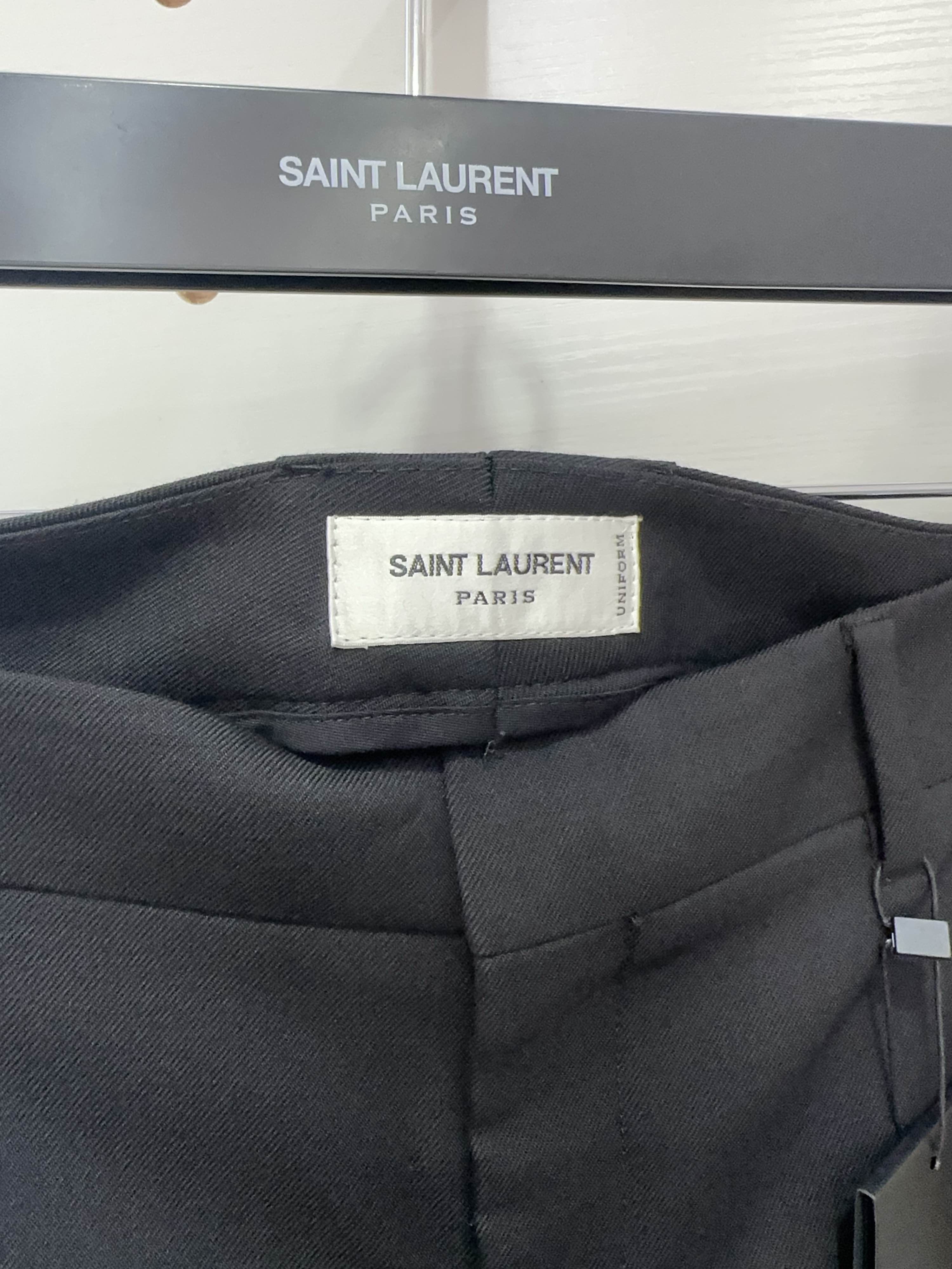 Saint Laurent Paris Saint Laurent Uniform Trousers Size 36 Size 26" / US 2 / IT 38 - 3 Thumbnail