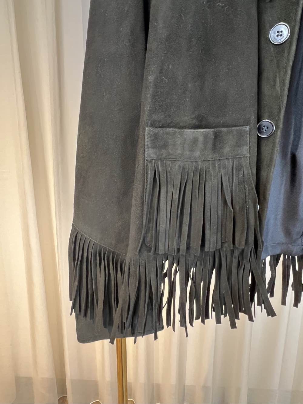 Saint Laurent Paris Saint Laurent Suede Fringe Jacket Size 38 Size S / US 4 / IT 40 - 7 Thumbnail