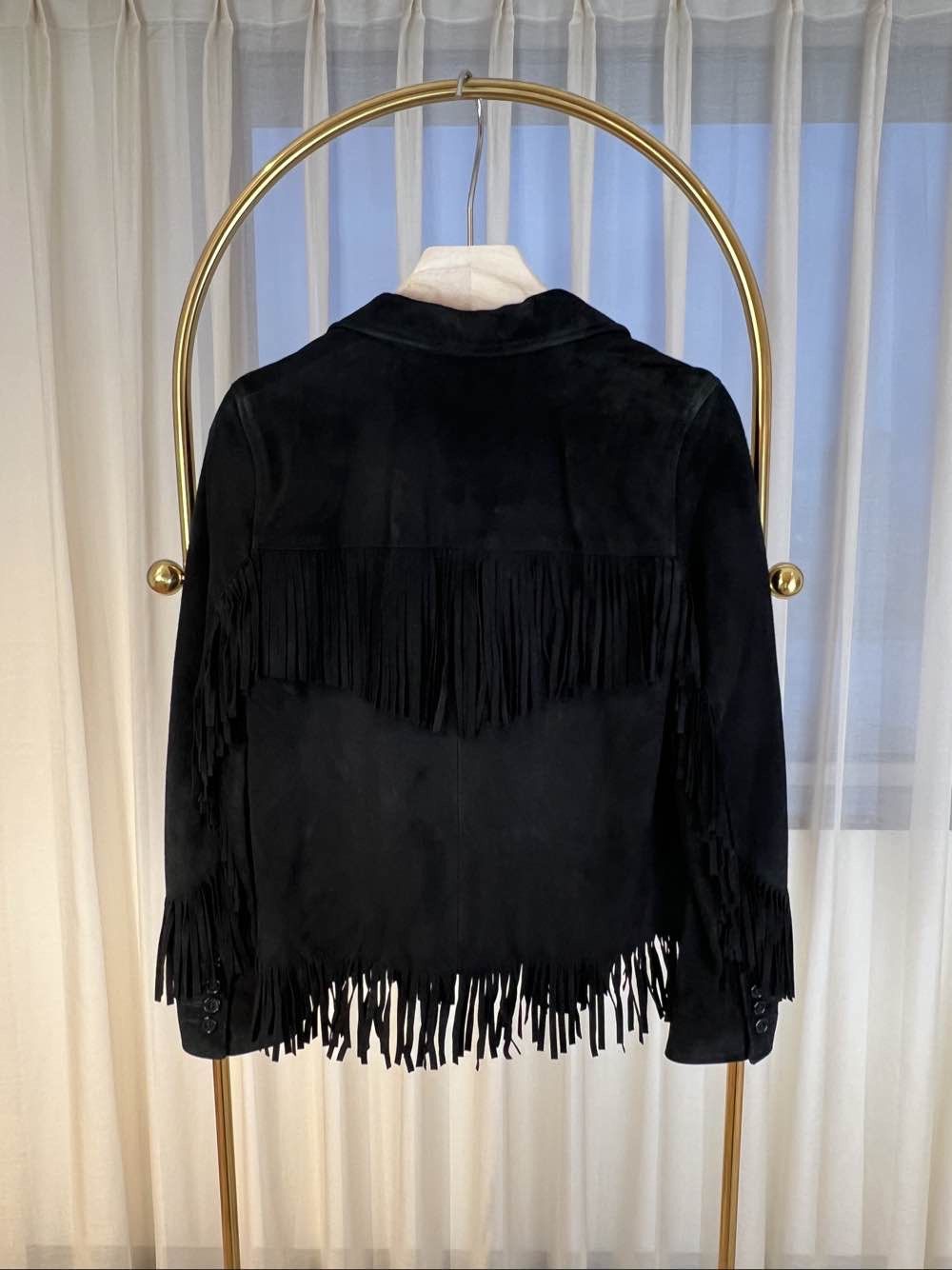 Saint Laurent Paris Saint Laurent Suede Fringe Jacket Size 38 Size S / US 4 / IT 40 - 2 Thumbnail