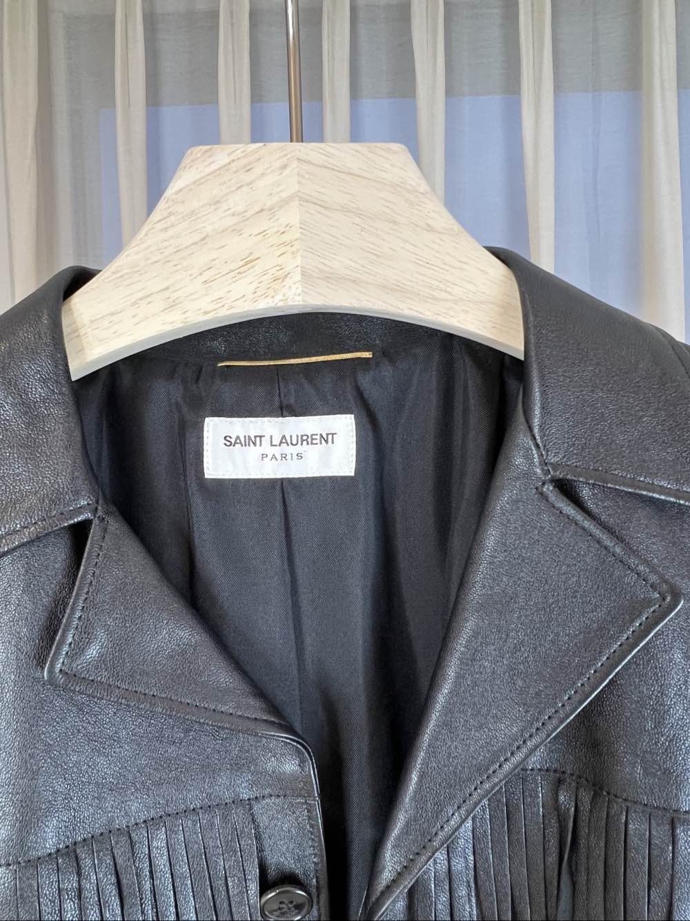 Saint Laurent Paris Saint Laurent Fringe Leather Jacket Size 38 Size S / US 4 / IT 40 - 3 Thumbnail