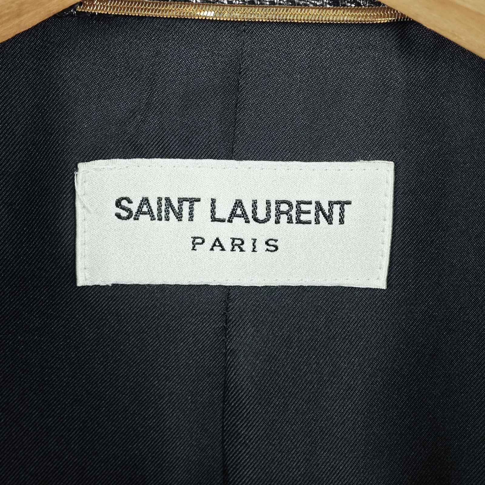Saint Laurent Paris Saint Laurent Check Single Breasted Blazer Size 38 Size S / US 4 / IT 40 - 3 Thumbnail