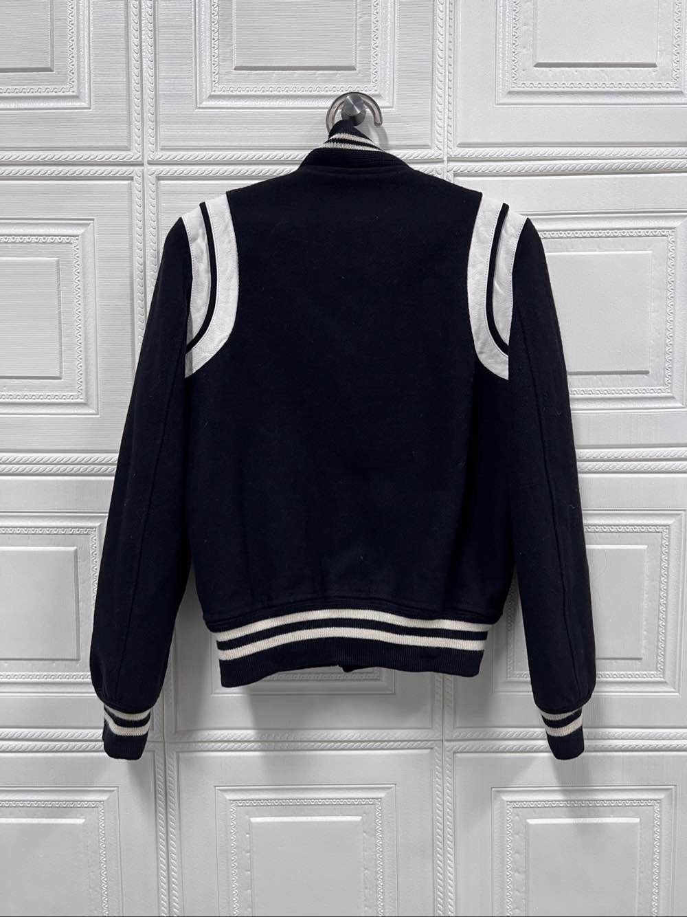 Saint Laurent Paris Saint Laurent Striped Varsity Jacket Size 38 Size S / US 4 / IT 40 - 2 Thumbnail
