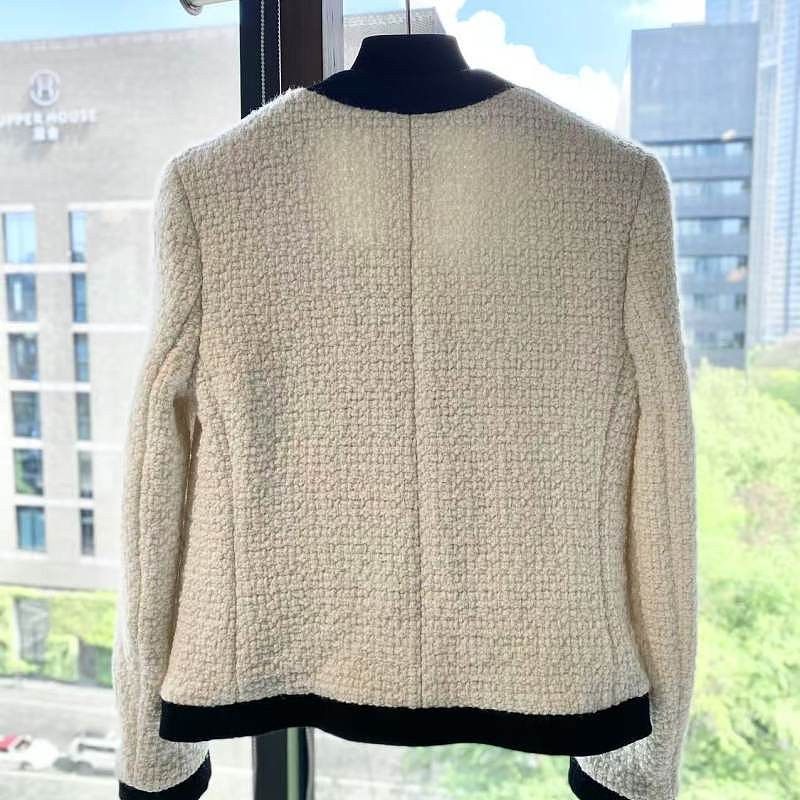 Saint Laurent Paris Saint Laurent Contrast Trim Tweed Blazer Size 36 Size XS / US 0-2 / IT 36-38 - 2 Thumbnail