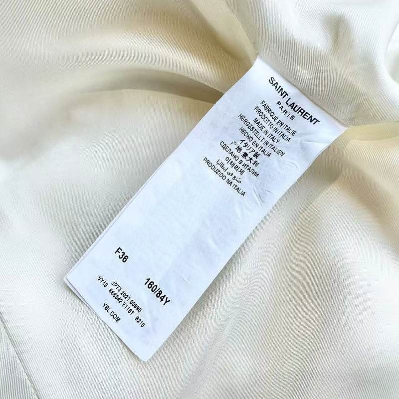 Saint Laurent Paris Saint Laurent Contrast Trim Tweed Blazer Size 36 Size XS / US 0-2 / IT 36-38 - 4 Thumbnail