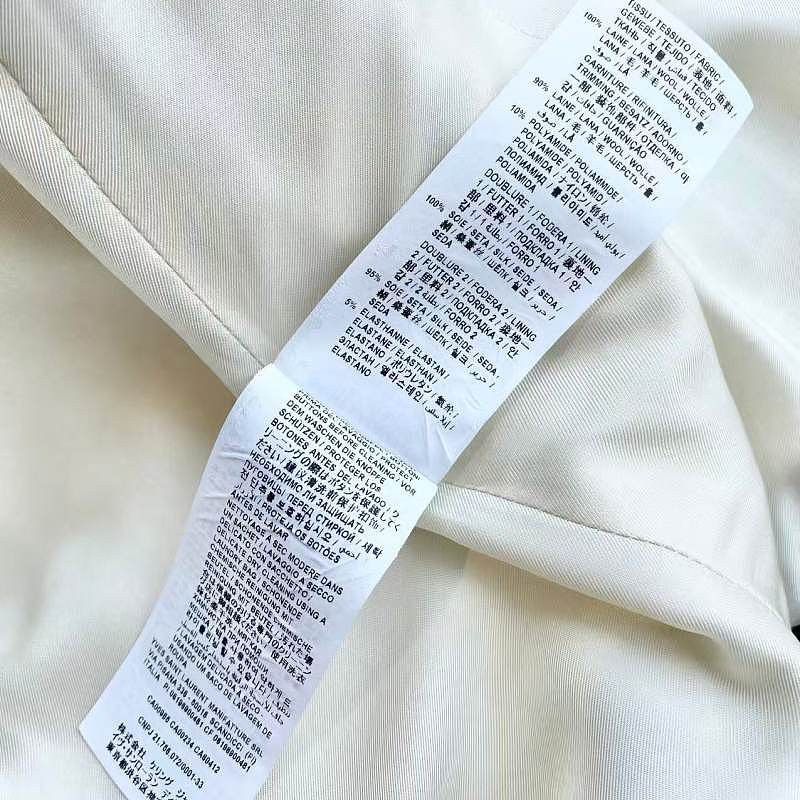 Saint Laurent Paris Saint Laurent Contrast Trim Tweed Blazer Size 36 Size XS / US 0-2 / IT 36-38 - 5 Thumbnail
