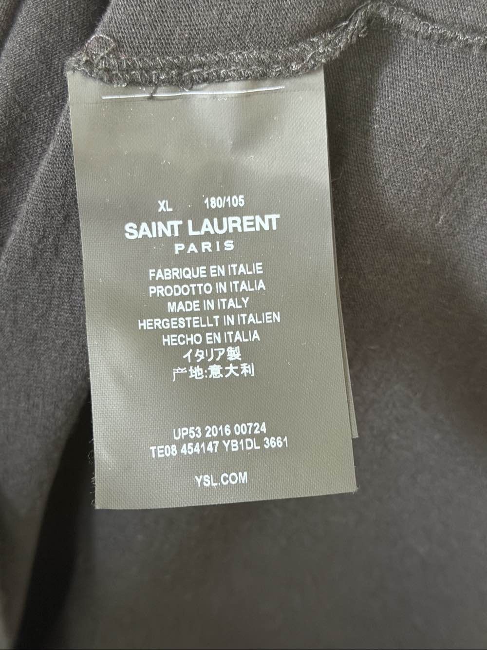 Saint Laurent Paris Saint Laurent Sweet Dreams Shark Graphic T-Shirt Size XL Size US XL / EU 56 / 4 - 4 Thumbnail