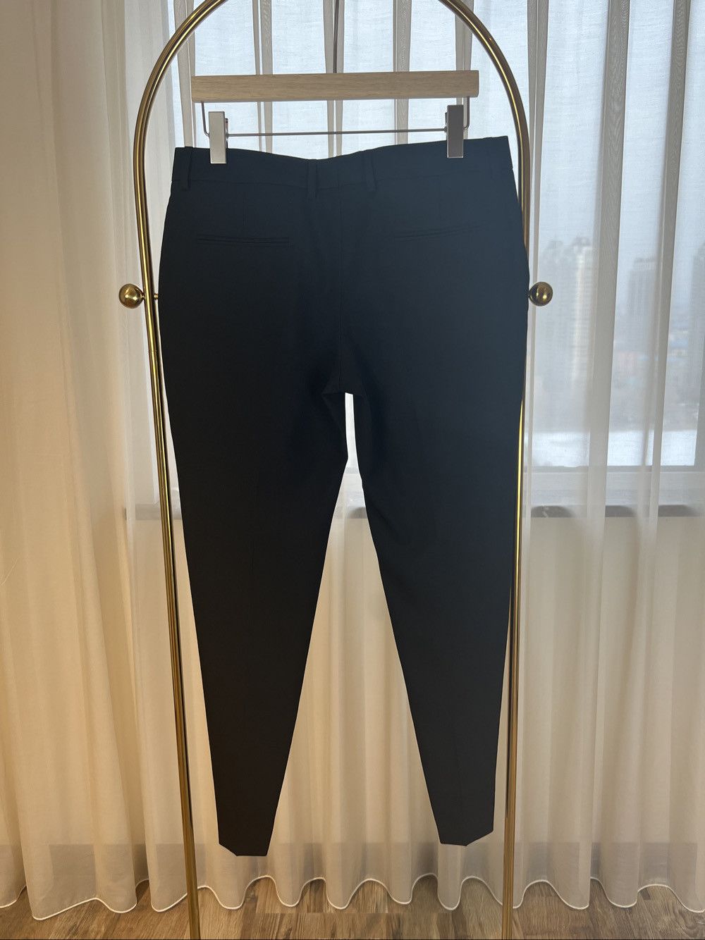 Saint Laurent Paris Saint Laurent Black Zipper Hem Casual Pants Size 30 Size US 40 / EU 56 - 2 Thumbnail