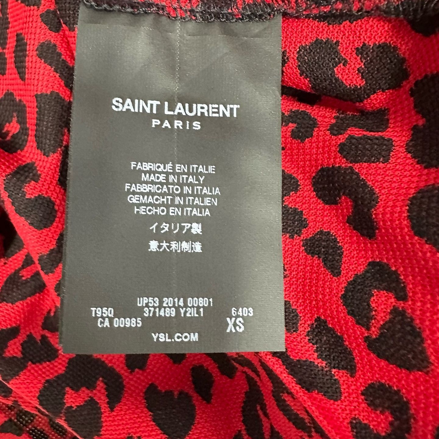 Saint Laurent Paris Saint Laurent Leopard Print Polo Size XS Size US XS / EU 42 / 0 - 4 Thumbnail