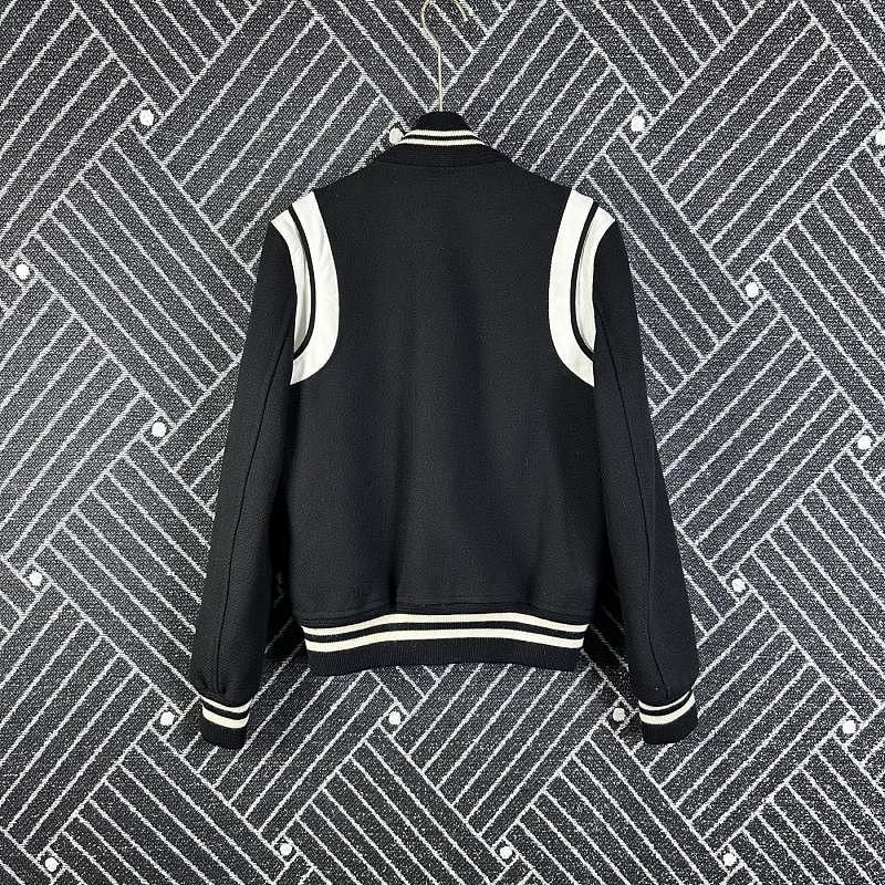 Saint Laurent Paris Saint Laurent Wool Varsity Jacket Size 38 Size S / US 4 / IT 40 - 2 Thumbnail