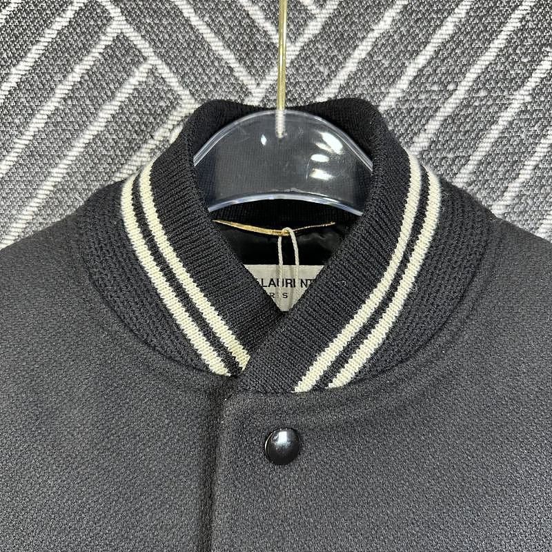 Saint Laurent Paris Saint Laurent Wool Varsity Jacket Size 38 Size S / US 4 / IT 40 - 9 Thumbnail