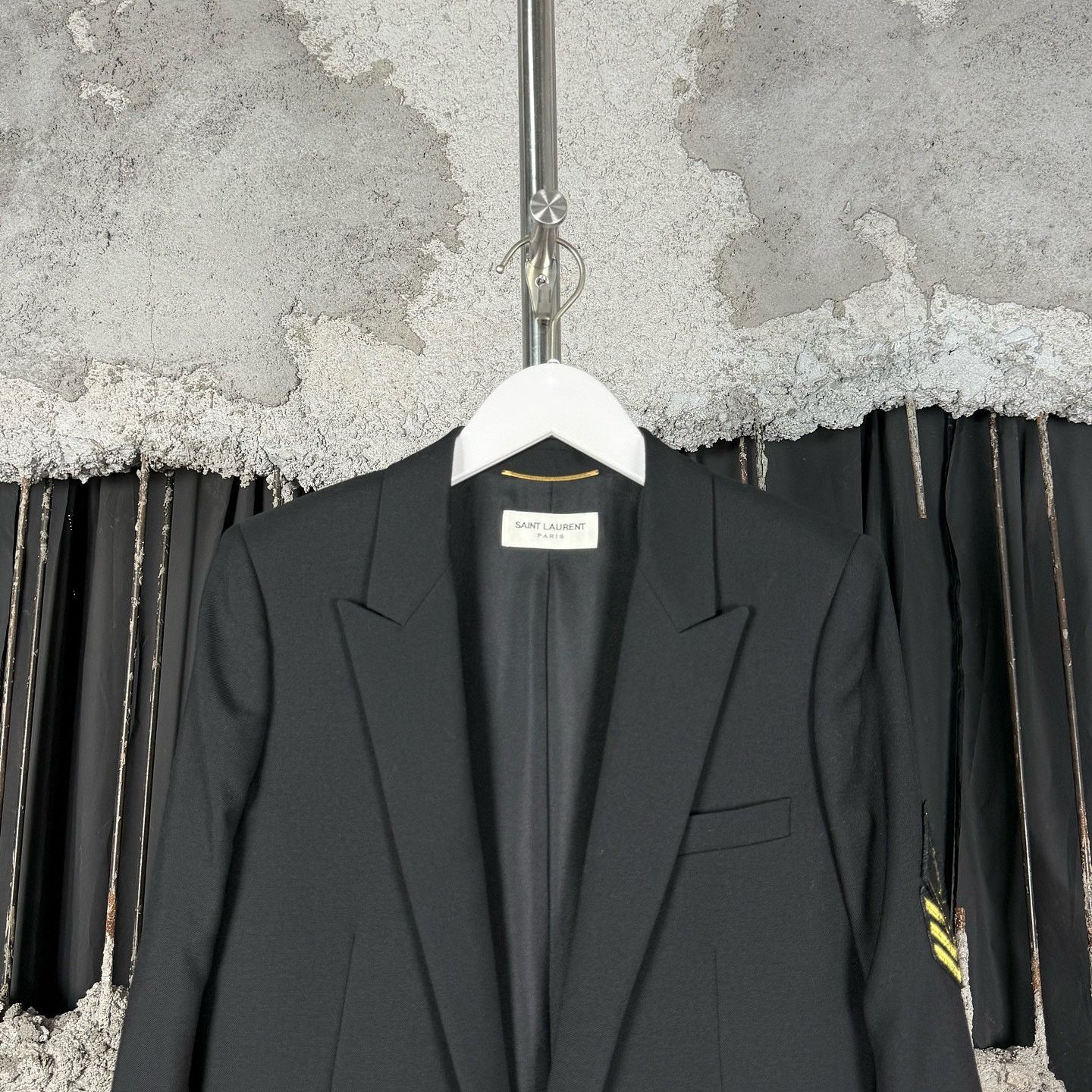 Saint Laurent Paris Saint Laurent Patch Logo Blazer Size 34 Size XS / US 0-2 / IT 36-38 - 5 Thumbnail