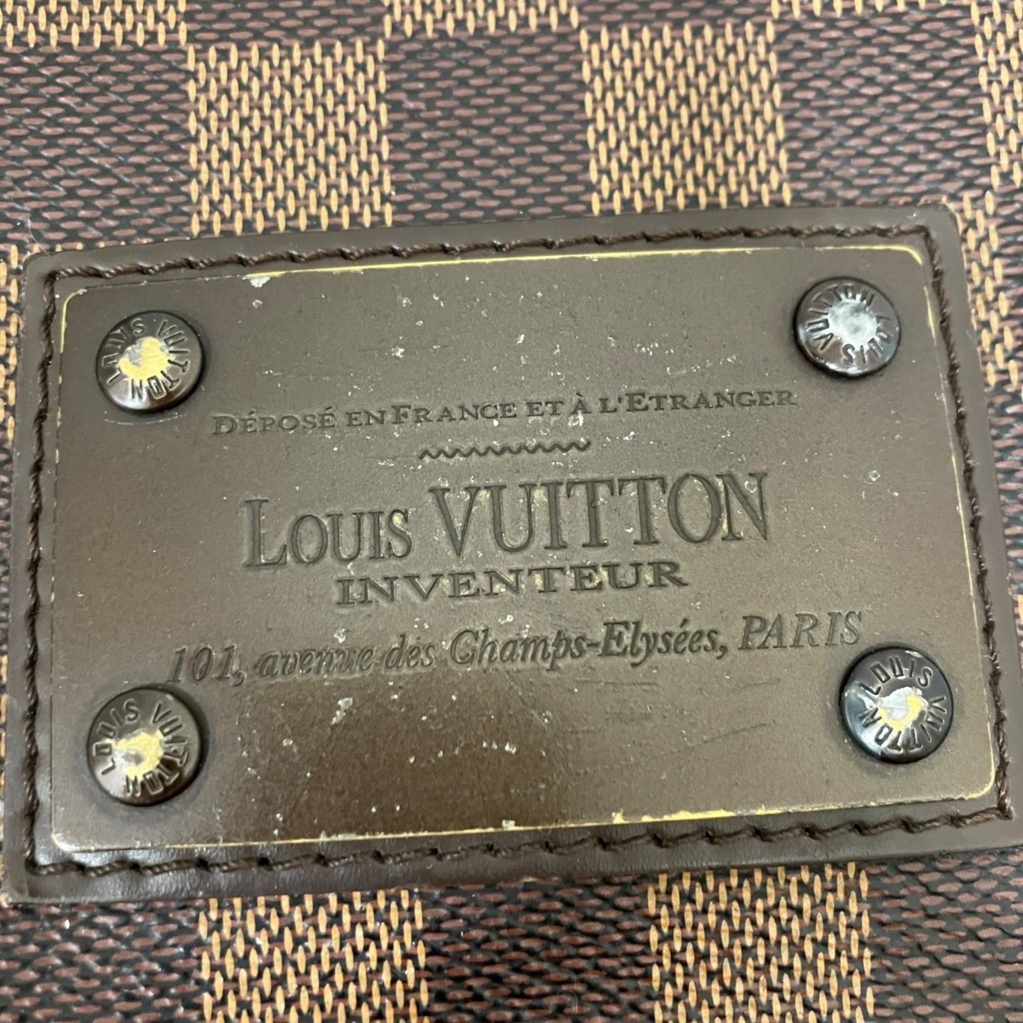 Louis Vuitton Louis Vuitton Brooklyn PM Shoulder Bag, Damier Toile Leather Size ONE SIZE - 9 Thumbnail