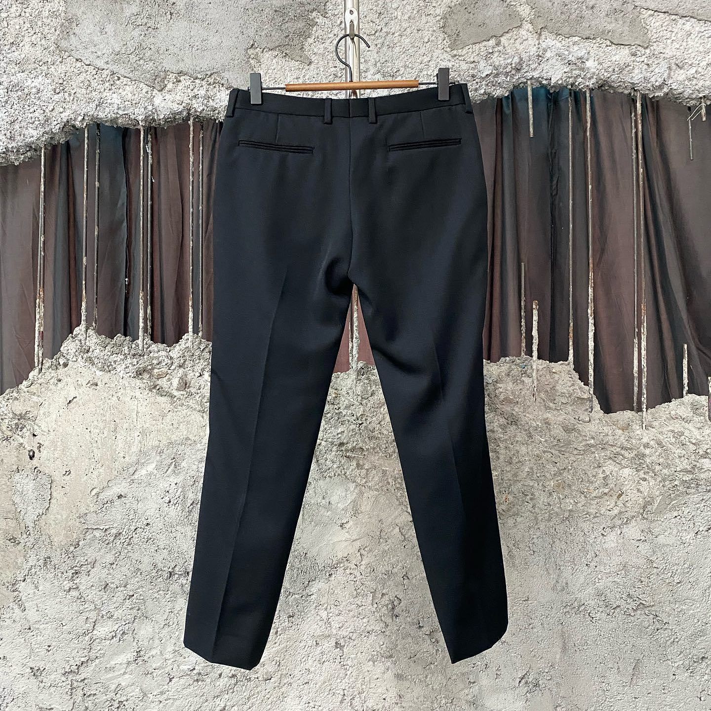 Saint Laurent Paris Saint Laurent Satin Stripe Tuxedo Trousers Size 38 Size 26" / US 2 / IT 38 - 2 Thumbnail