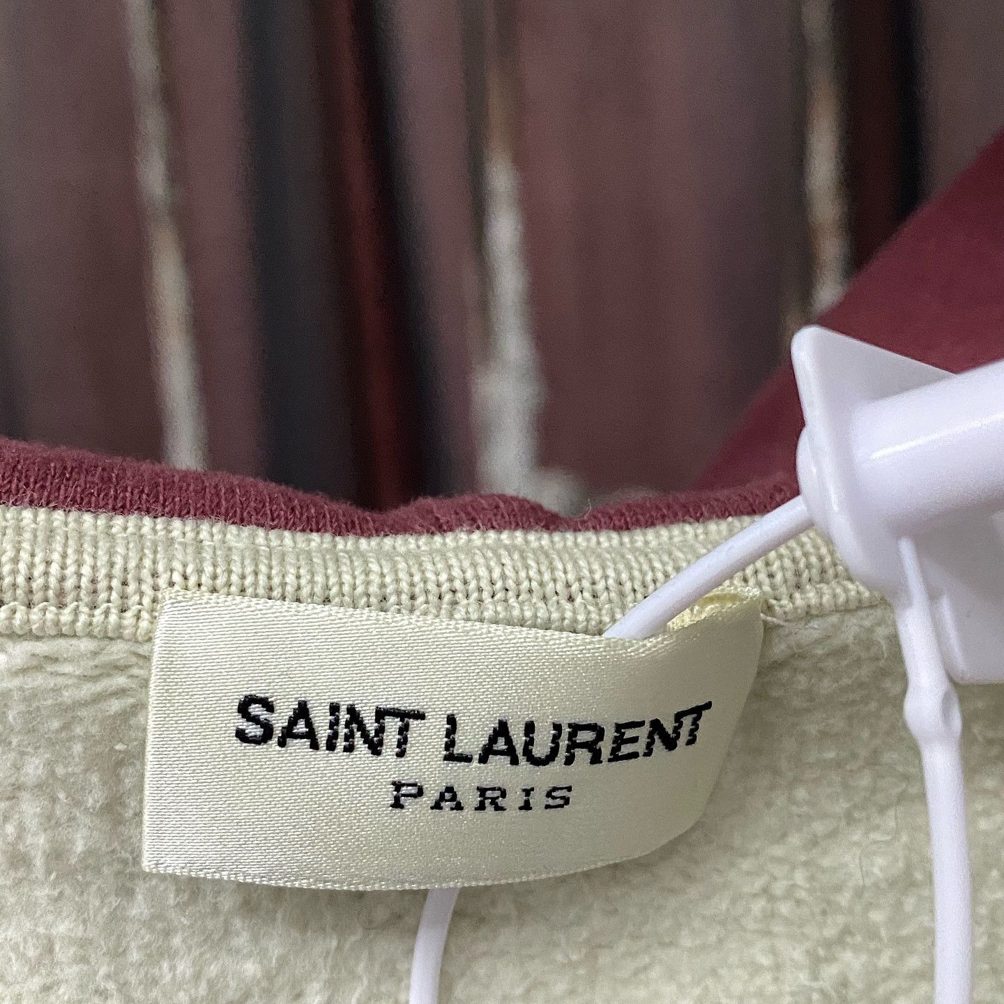 Saint Laurent Paris SAINT LAURENT Letter Print Lace-up Hoodie Size M Size US M / EU 48-50 / 2 - 3 Thumbnail