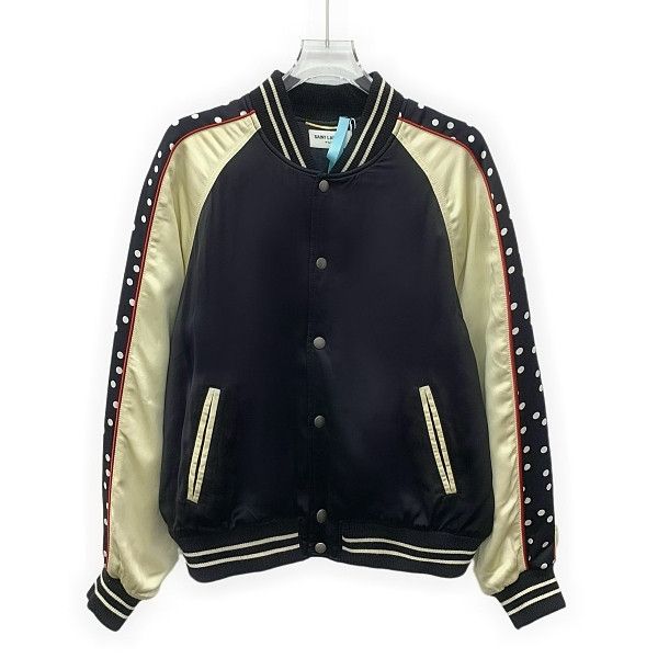 Saint Laurent Paris Saint Laurent Polka Dot YSL Bomber Jacket Size FR 40 Size M / US 6-8 / IT 42-44 - 8 Thumbnail