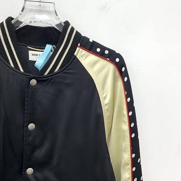 Saint Laurent Paris Saint Laurent Polka Dot YSL Bomber Jacket Size FR 40 Size M / US 6-8 / IT 42-44 - 5 Thumbnail