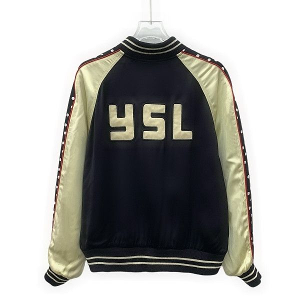 Saint Laurent Paris Saint Laurent Polka Dot YSL Bomber Jacket Size FR 40 Size M / US 6-8 / IT 42-44 - 2 Thumbnail
