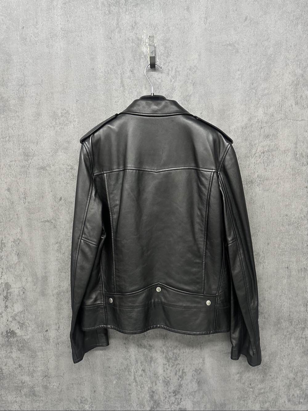 Saint Laurent Paris Saint Laurent Leather Biker Jacket Size L Size US L / EU 52-54 / 3 - 2 Thumbnail