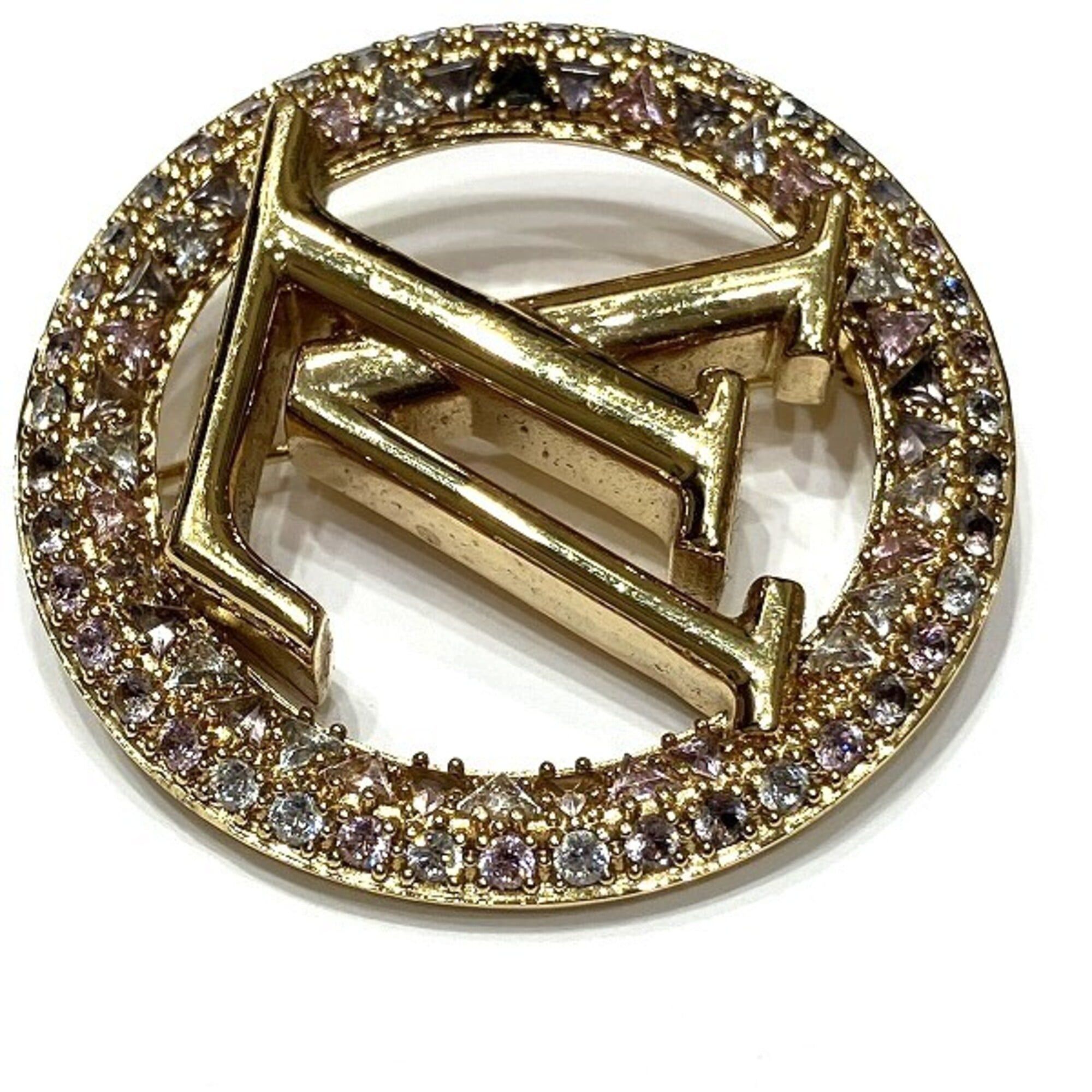 Louis Vuitton Louis Vuitton Chiluise Trésor Brooch M01479 Rhinestone Brand Accessory for Women Size ONE SIZE - 6 Thumbnail