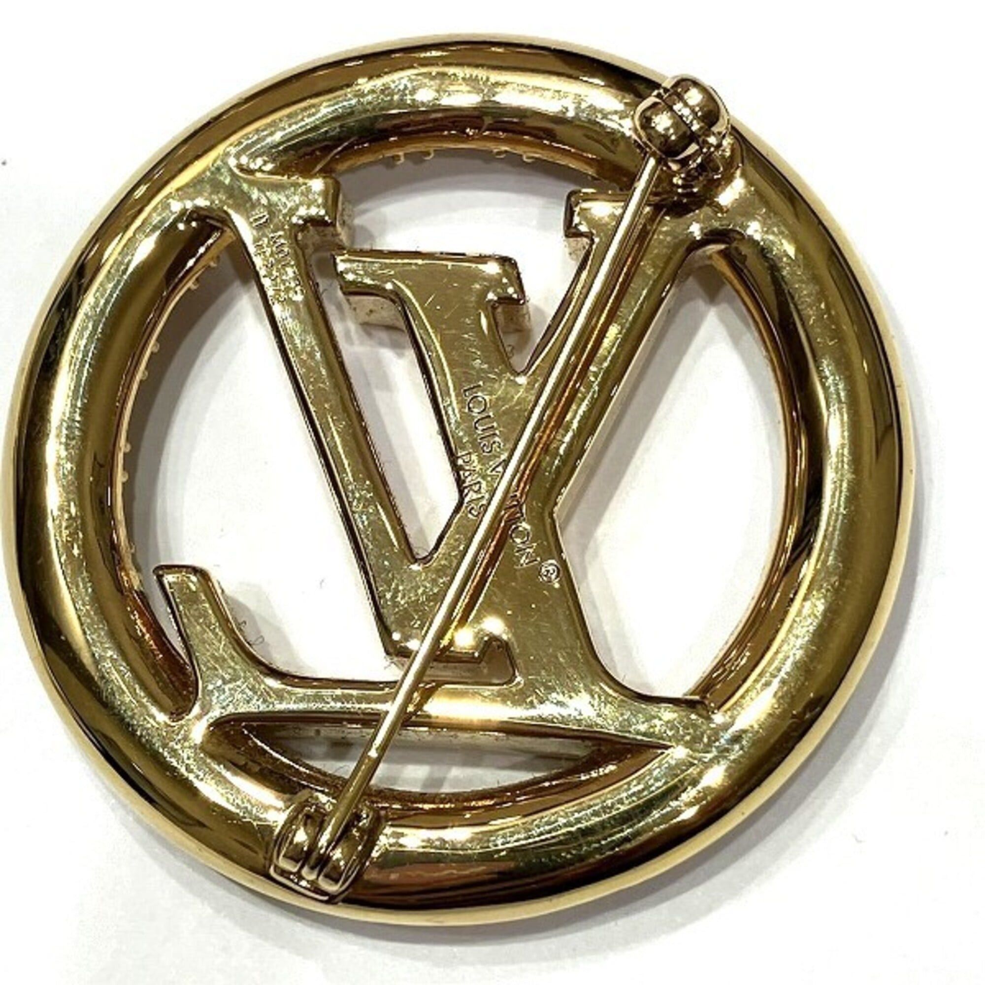 Louis Vuitton Louis Vuitton Chiluise Trésor Brooch M01479 Rhinestone Brand Accessory for Women Size ONE SIZE - 4 Thumbnail