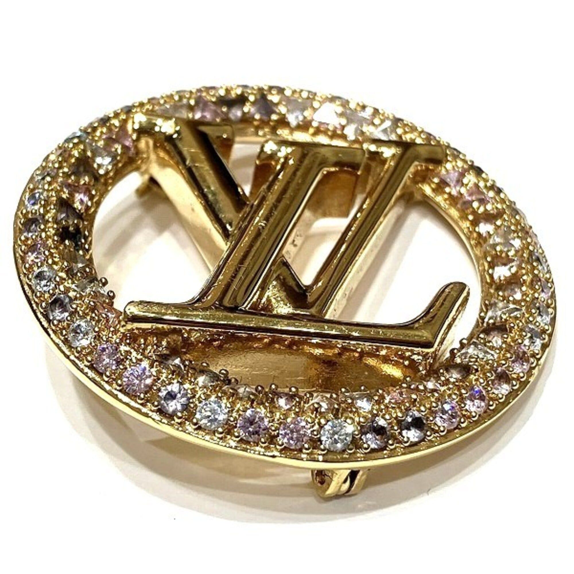 Louis Vuitton Louis Vuitton Chiluise Trésor Brooch M01479 Rhinestone Brand Accessory for Women Size ONE SIZE - 8 Thumbnail